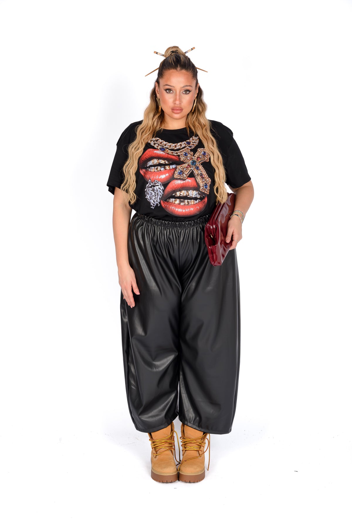 Pantalone Jenny Eco Pelle