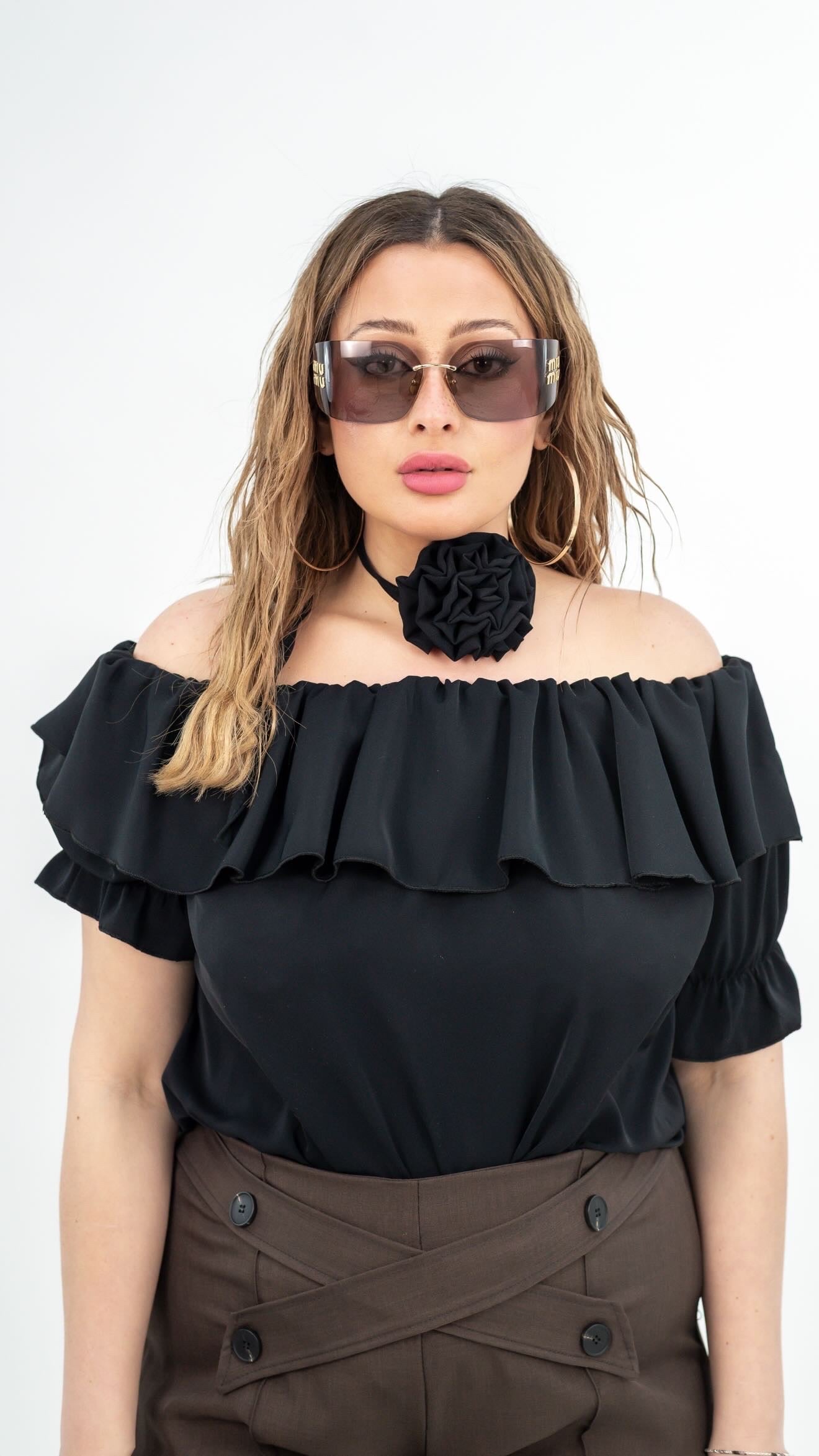 Maglia Collana Rosa
