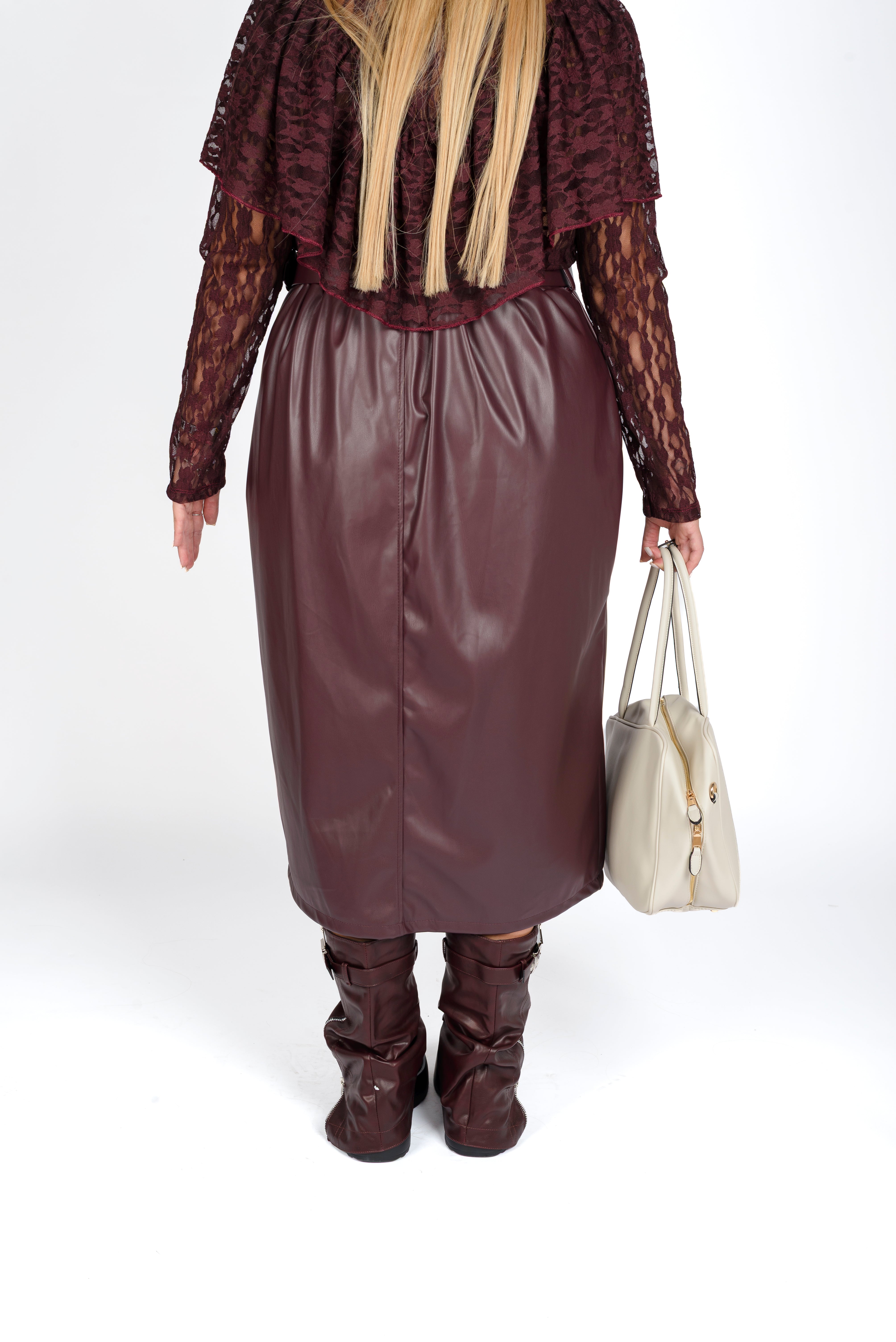 Gonna-Lounghette-In-Ecopelle