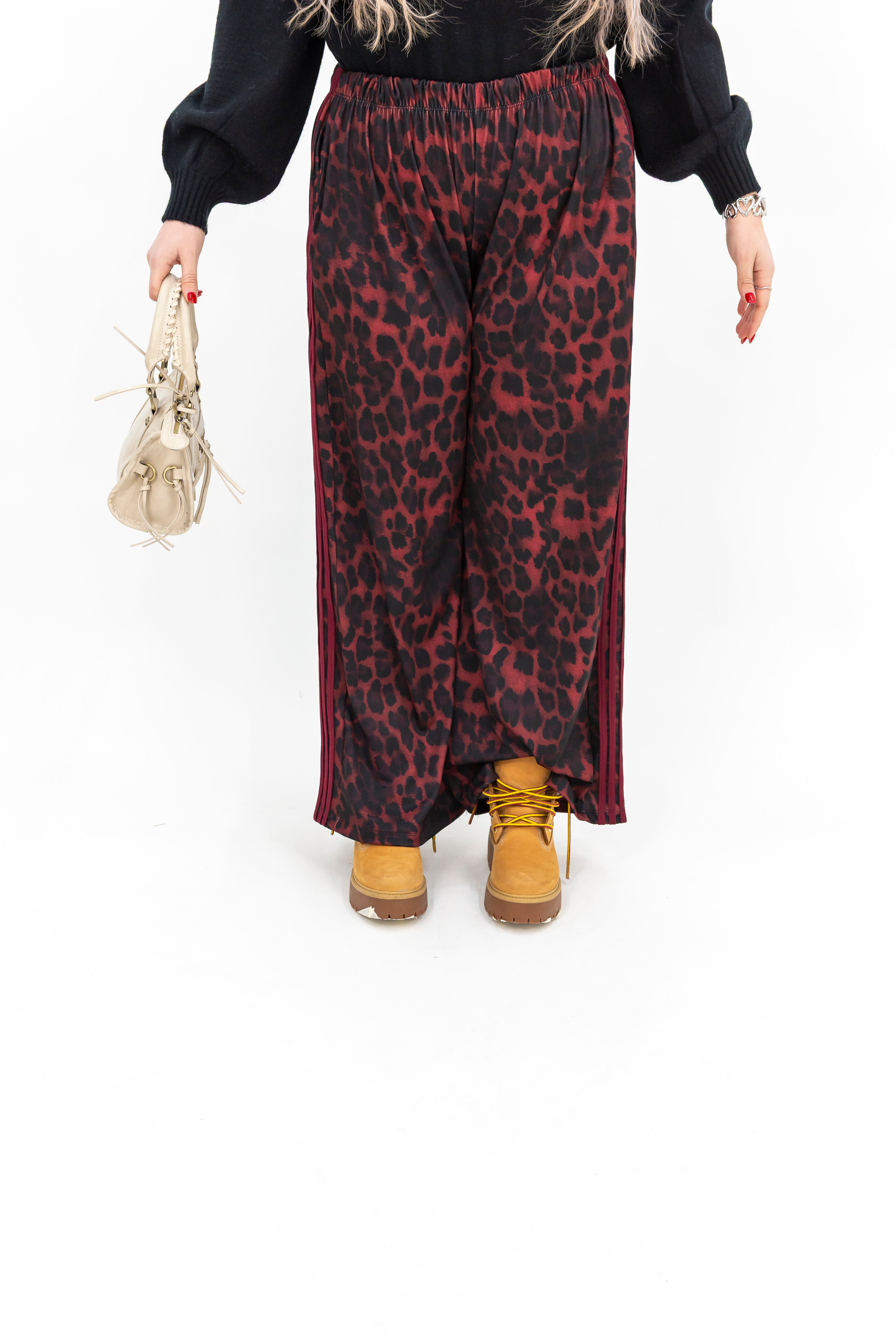 Panta-Tuta Animalier Bordeaux