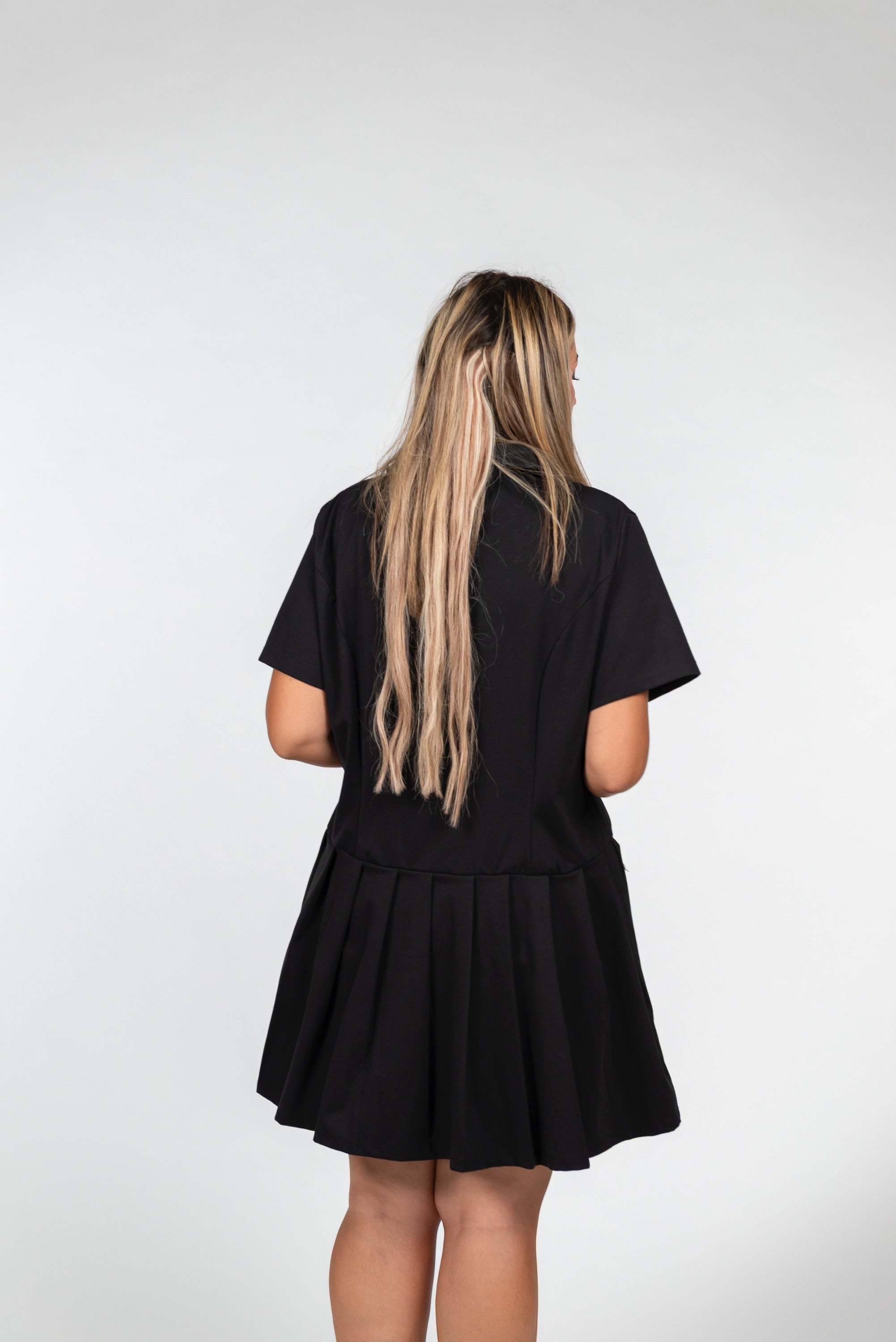 Dress Balze Bottone