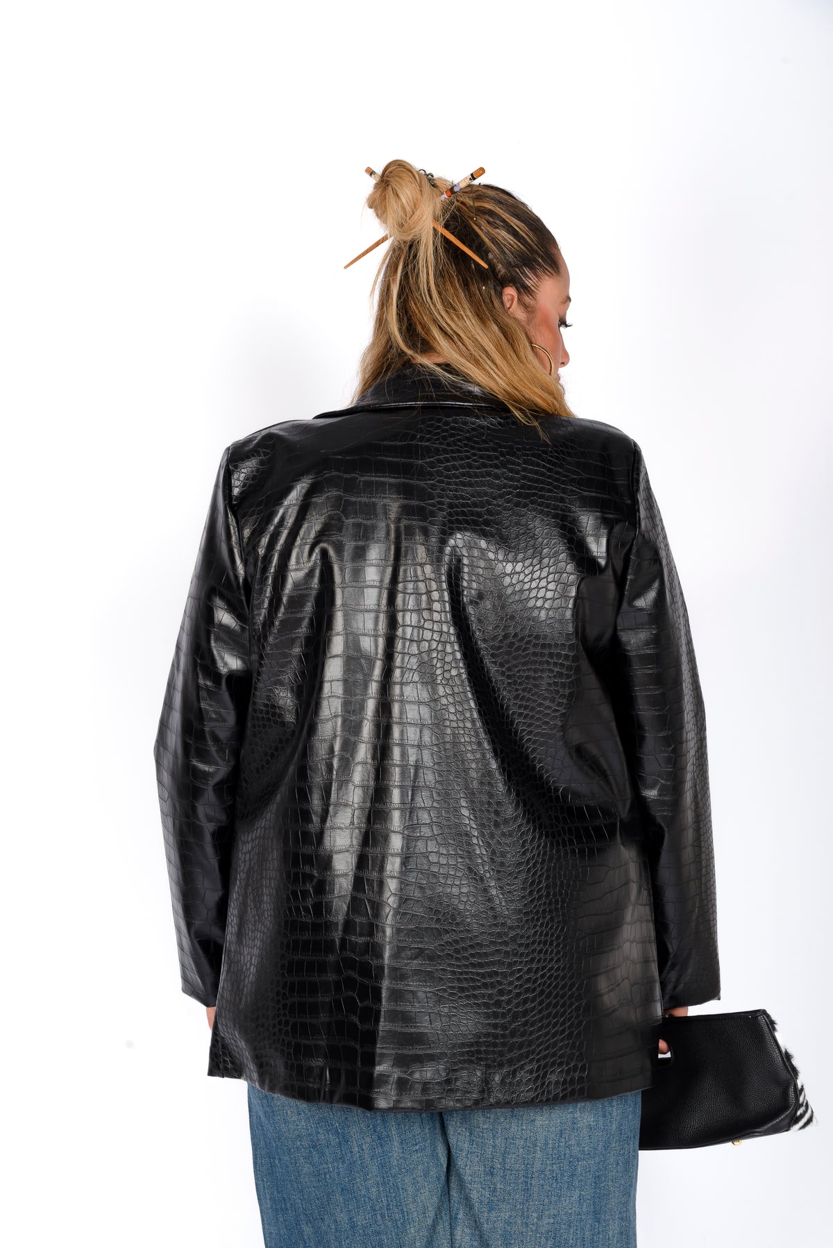Giacca Eco-Pelle Basic