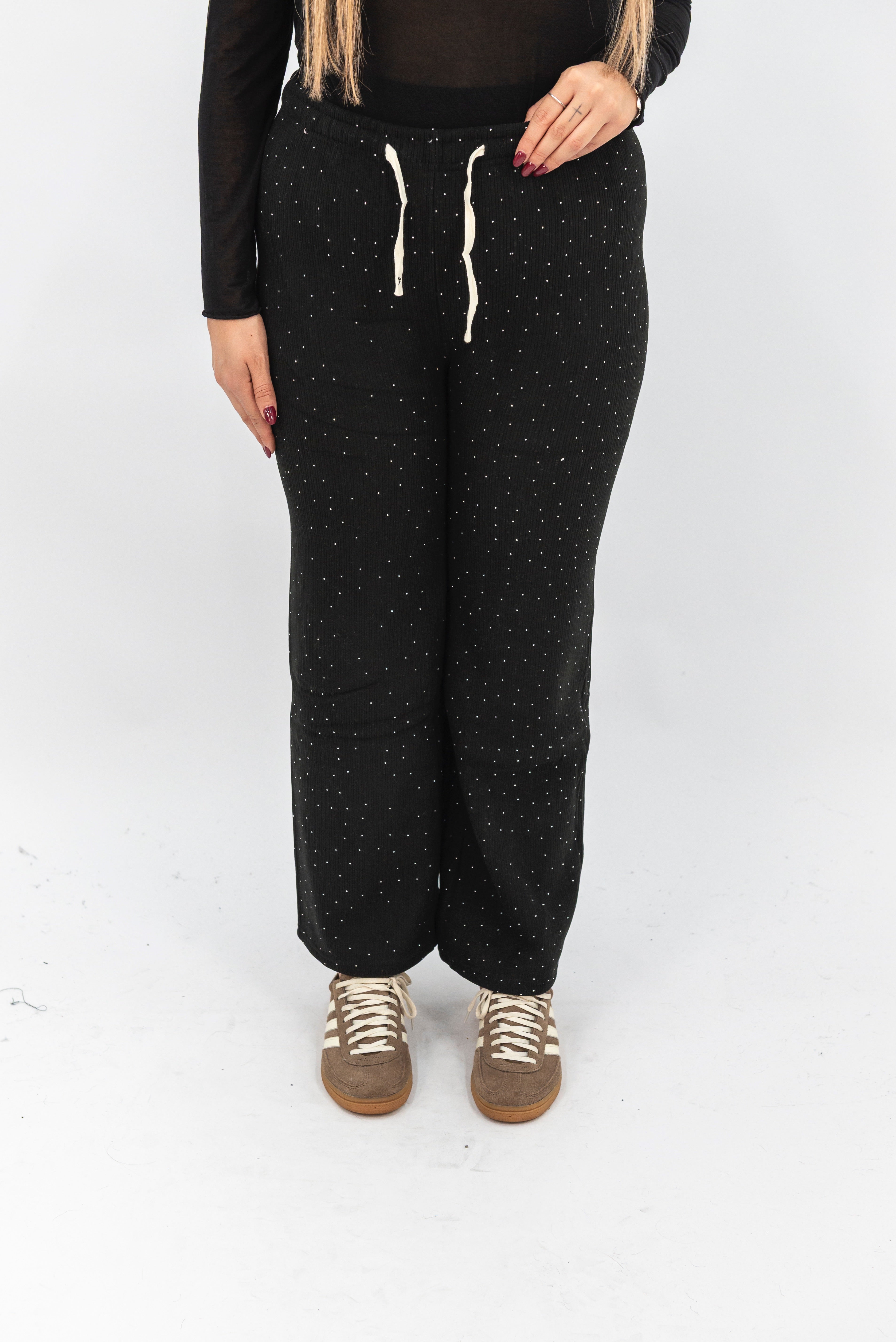 Panta Ciniglia Strass