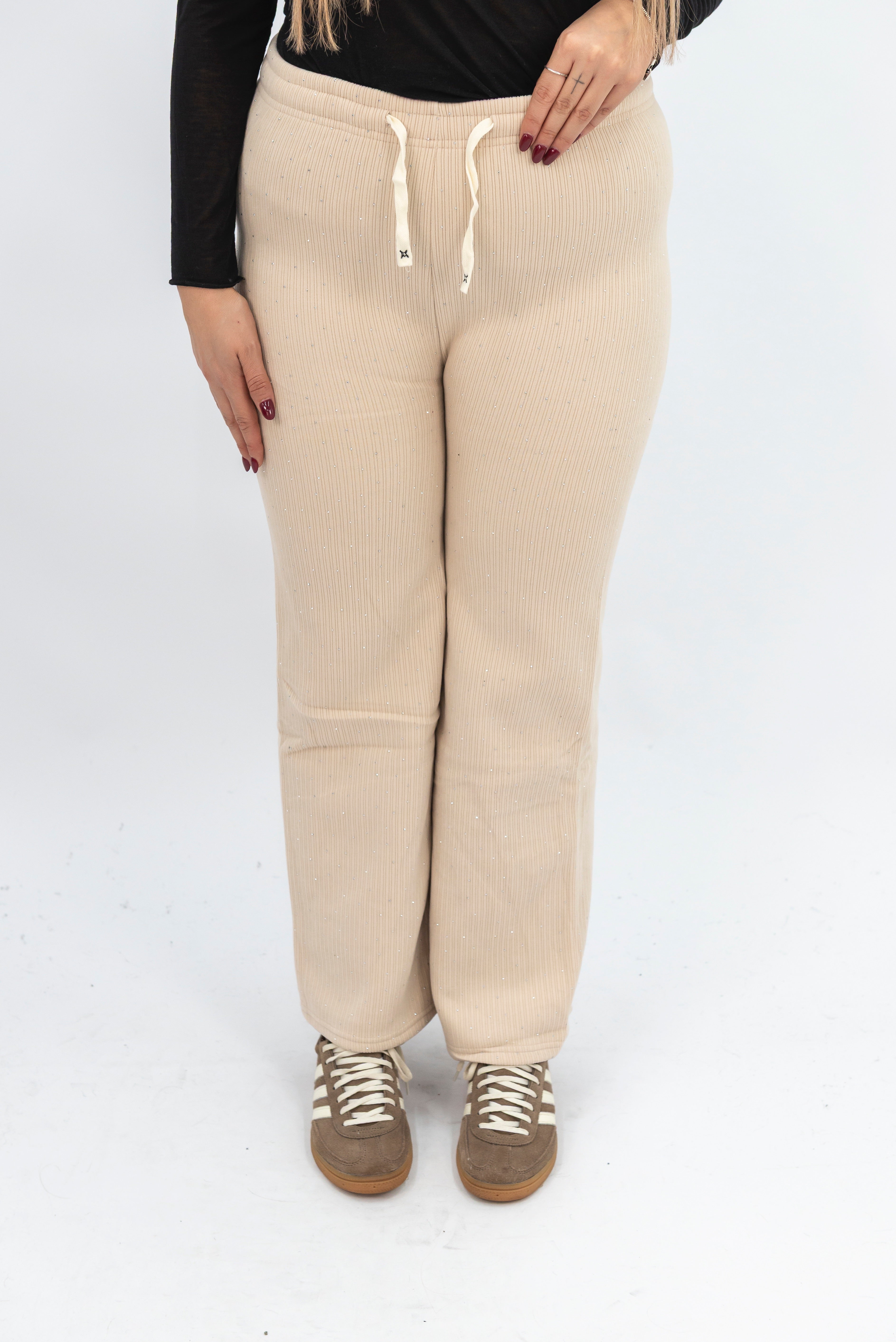 Panta Ciniglia Strass