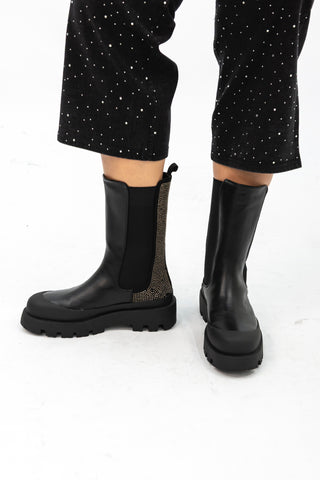 Stivale Con Glitter