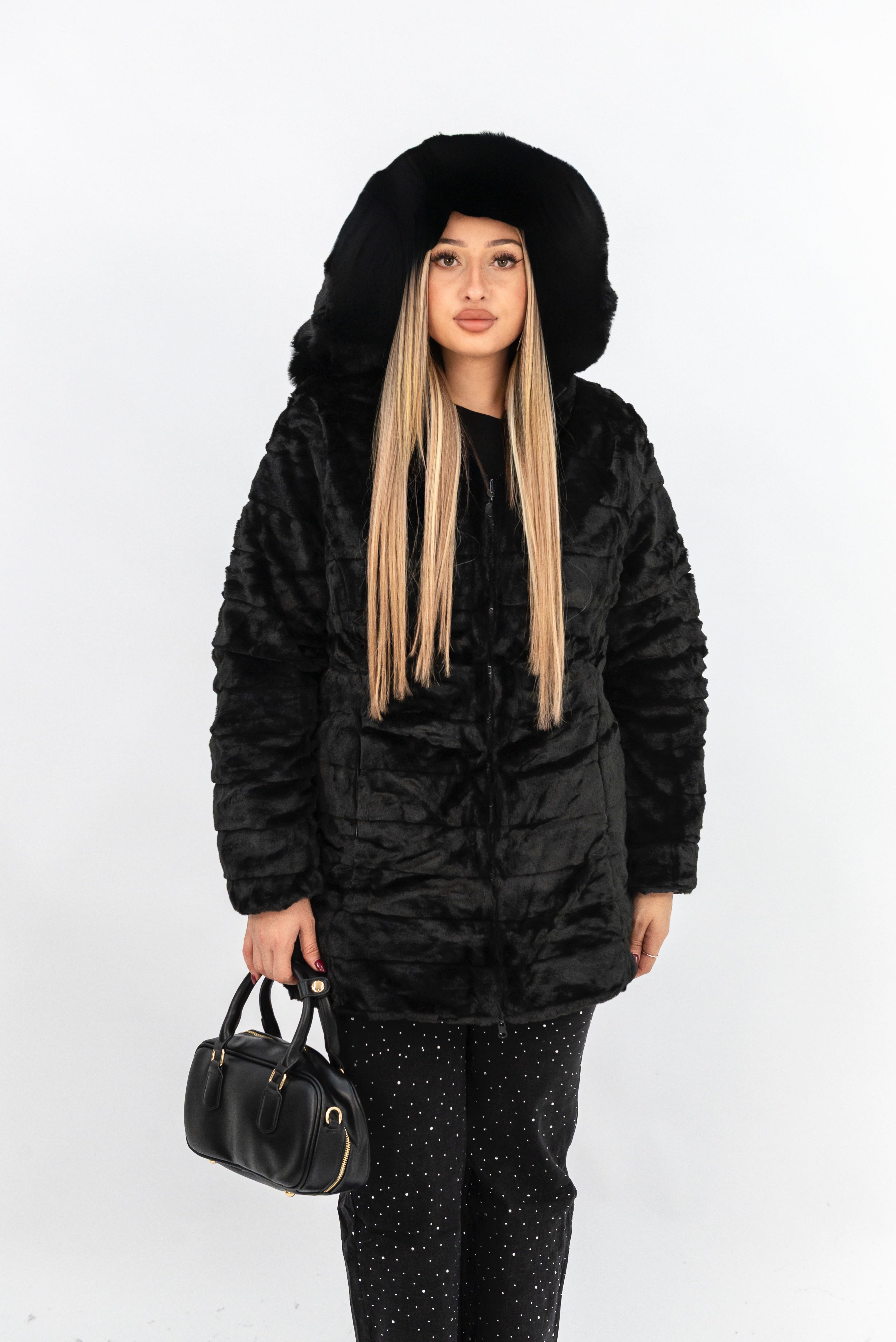 Piumino Pelliccia double face