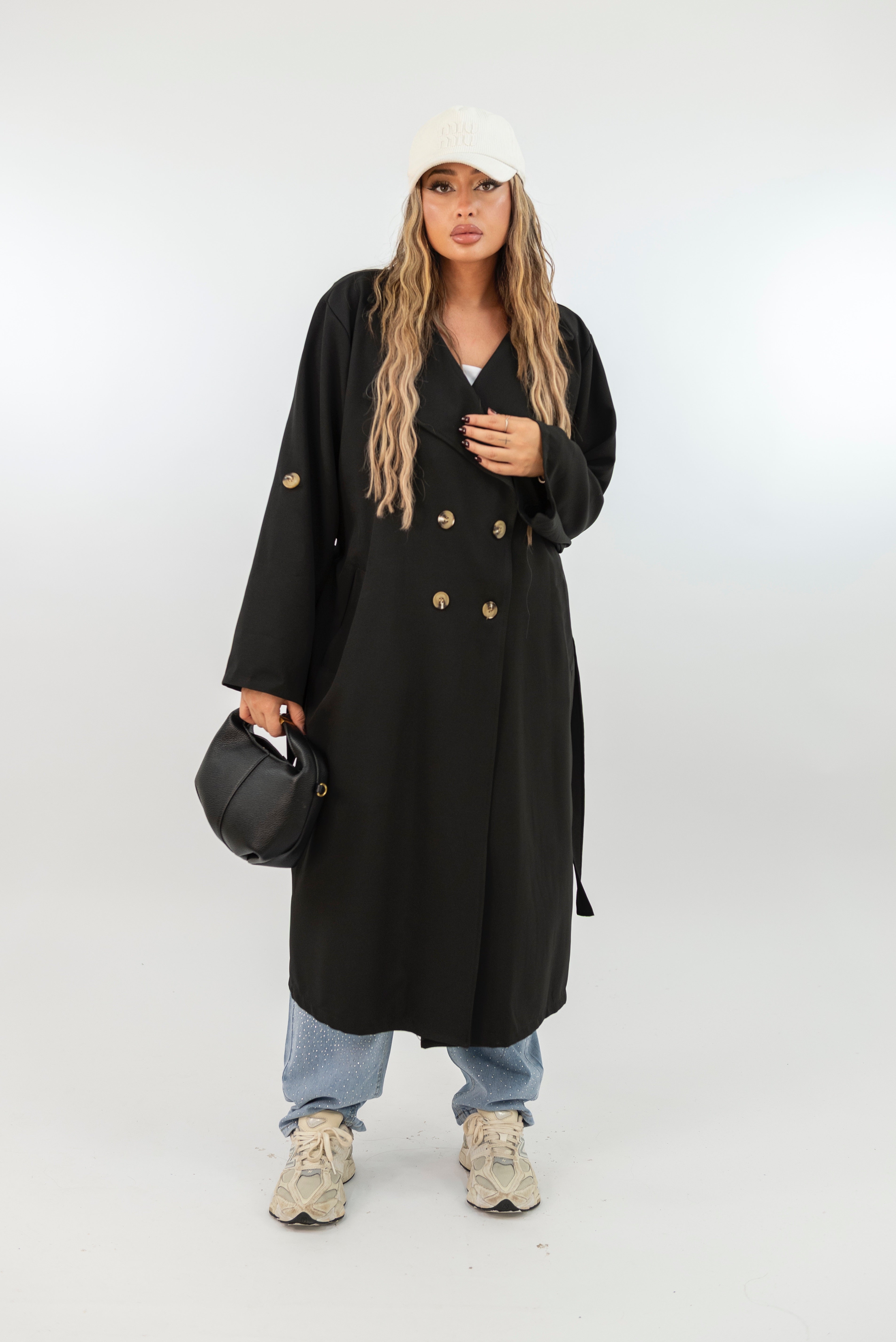 Trench Lungo Doppio Petto