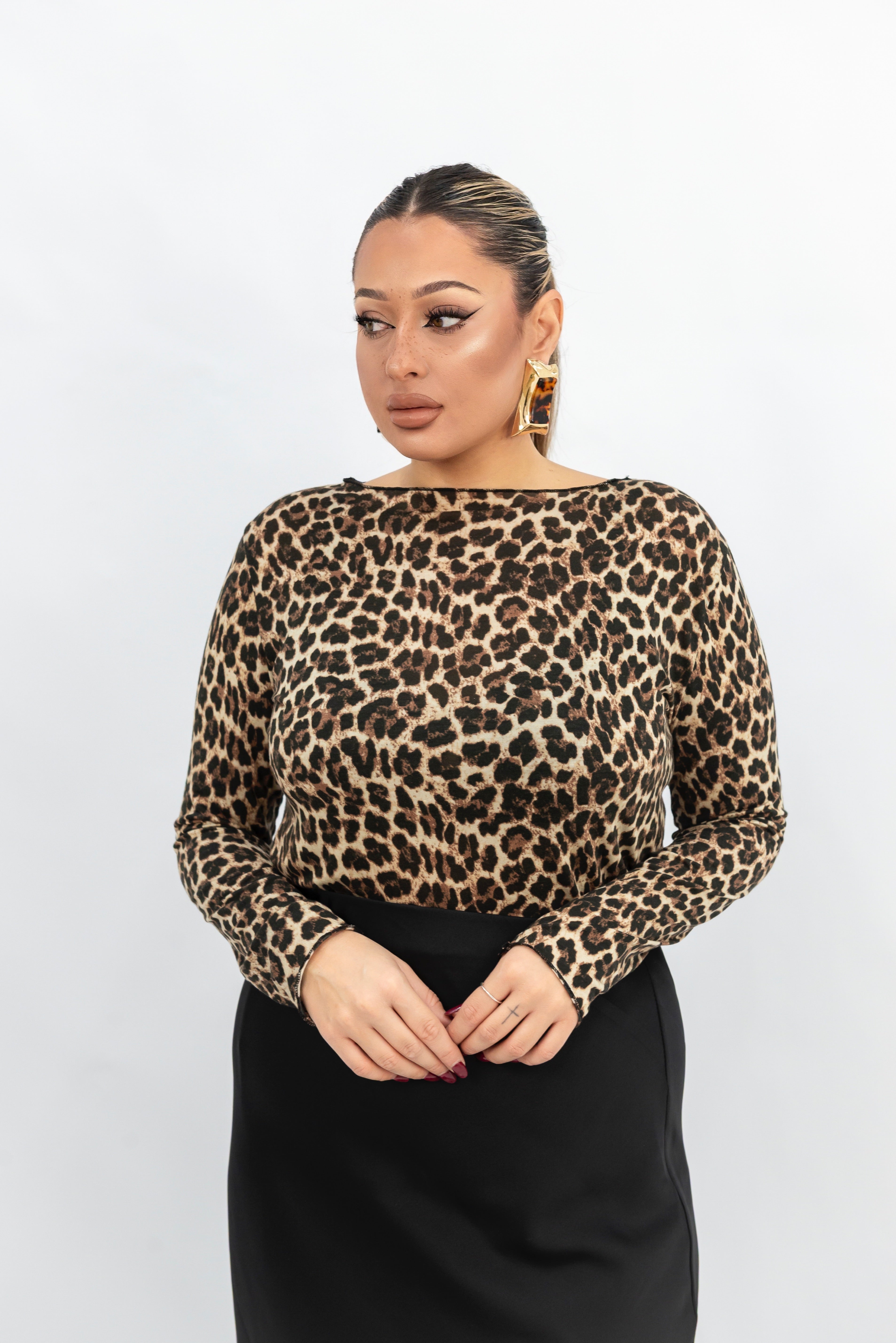 Maglia Cashmere Maculata