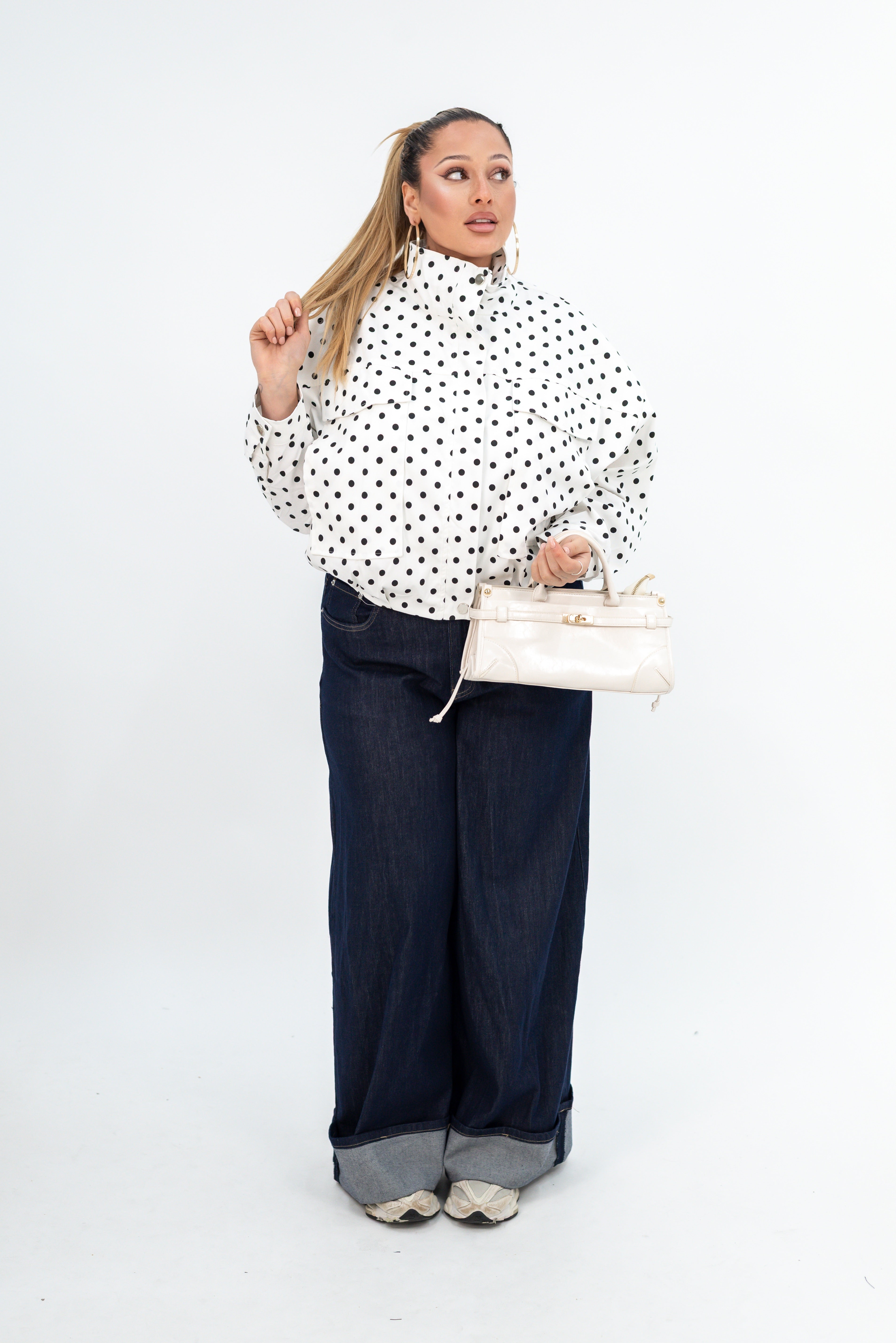 Giacca Cargo Pois