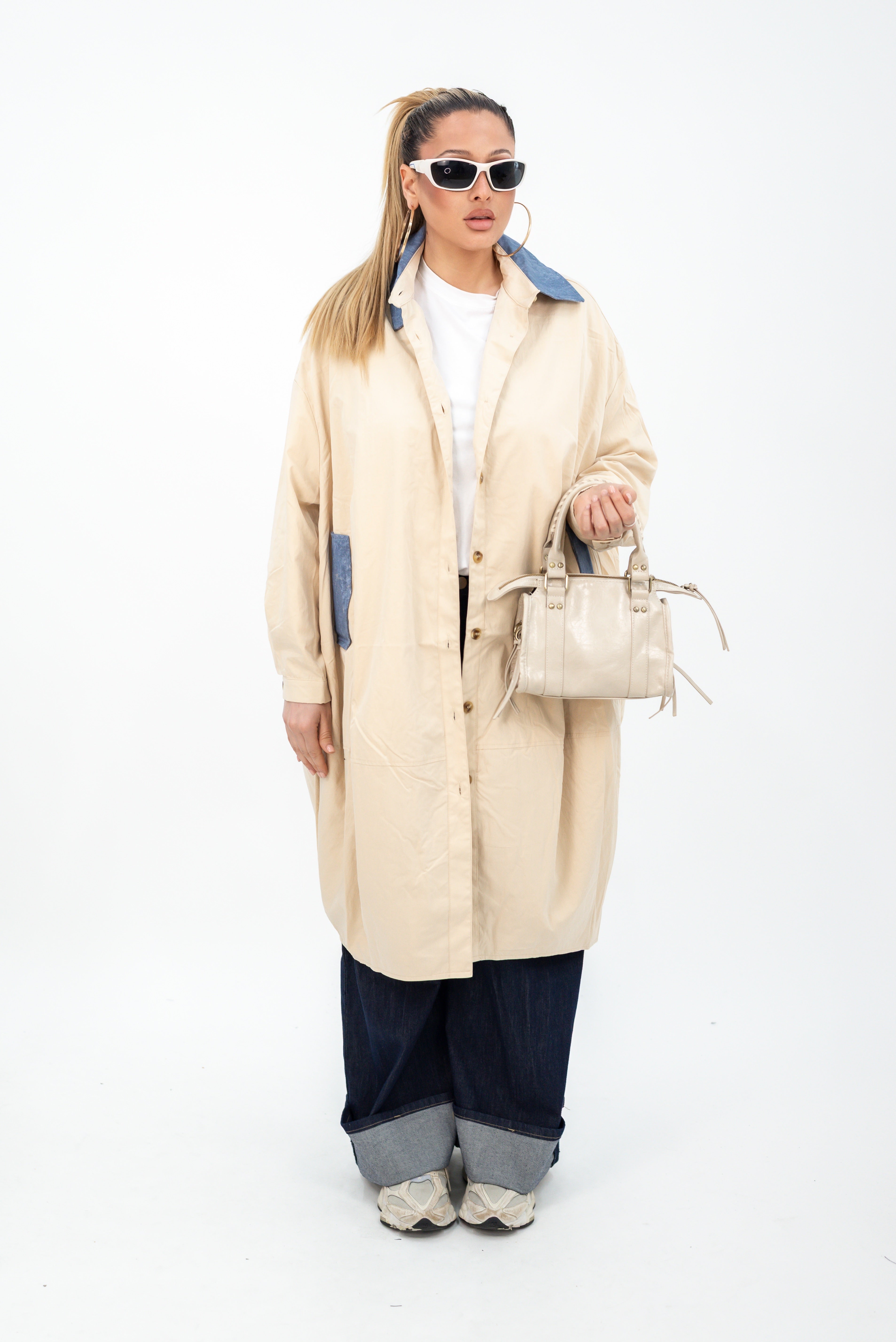 Trench Collo Denim