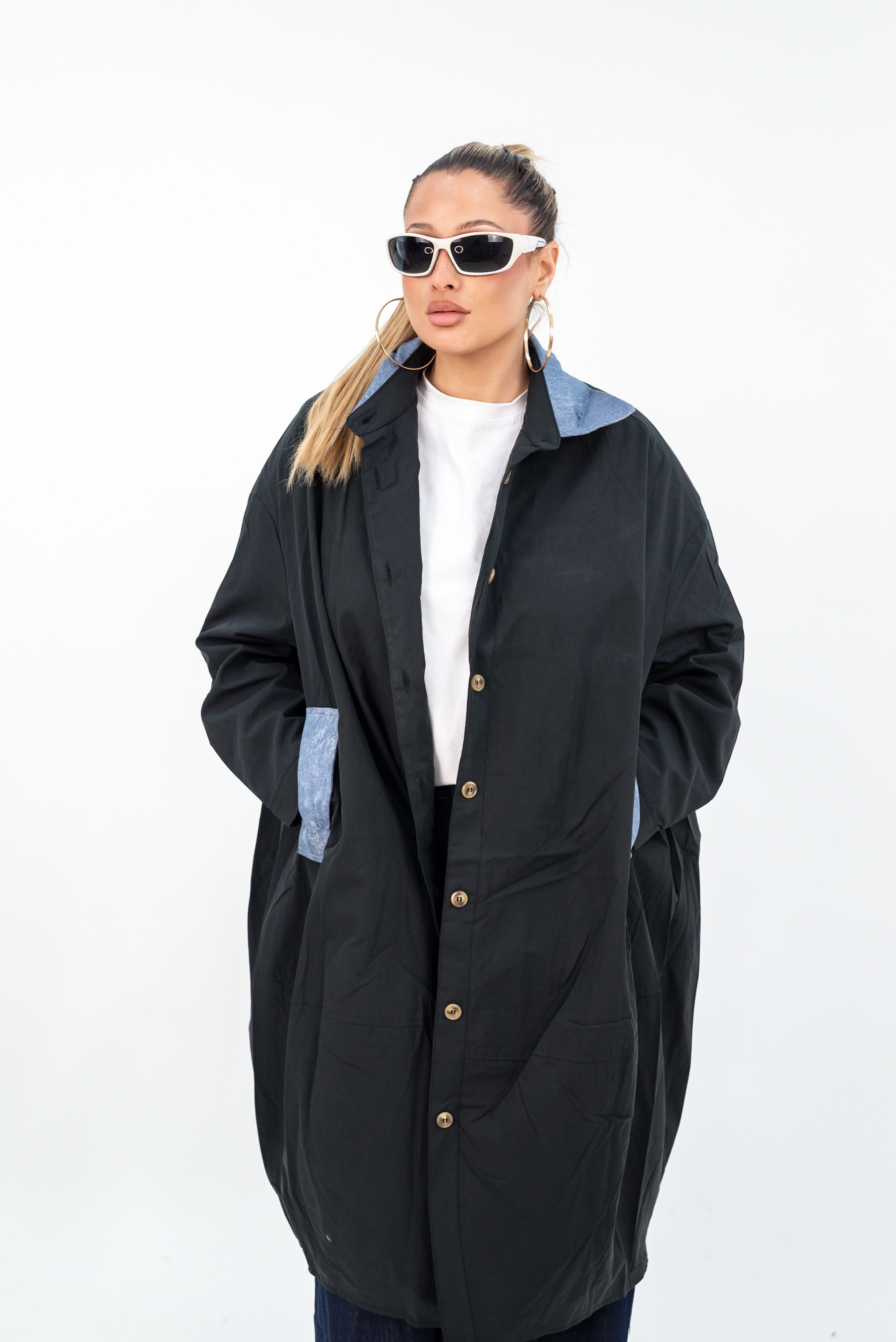 Trench Collo Denim
