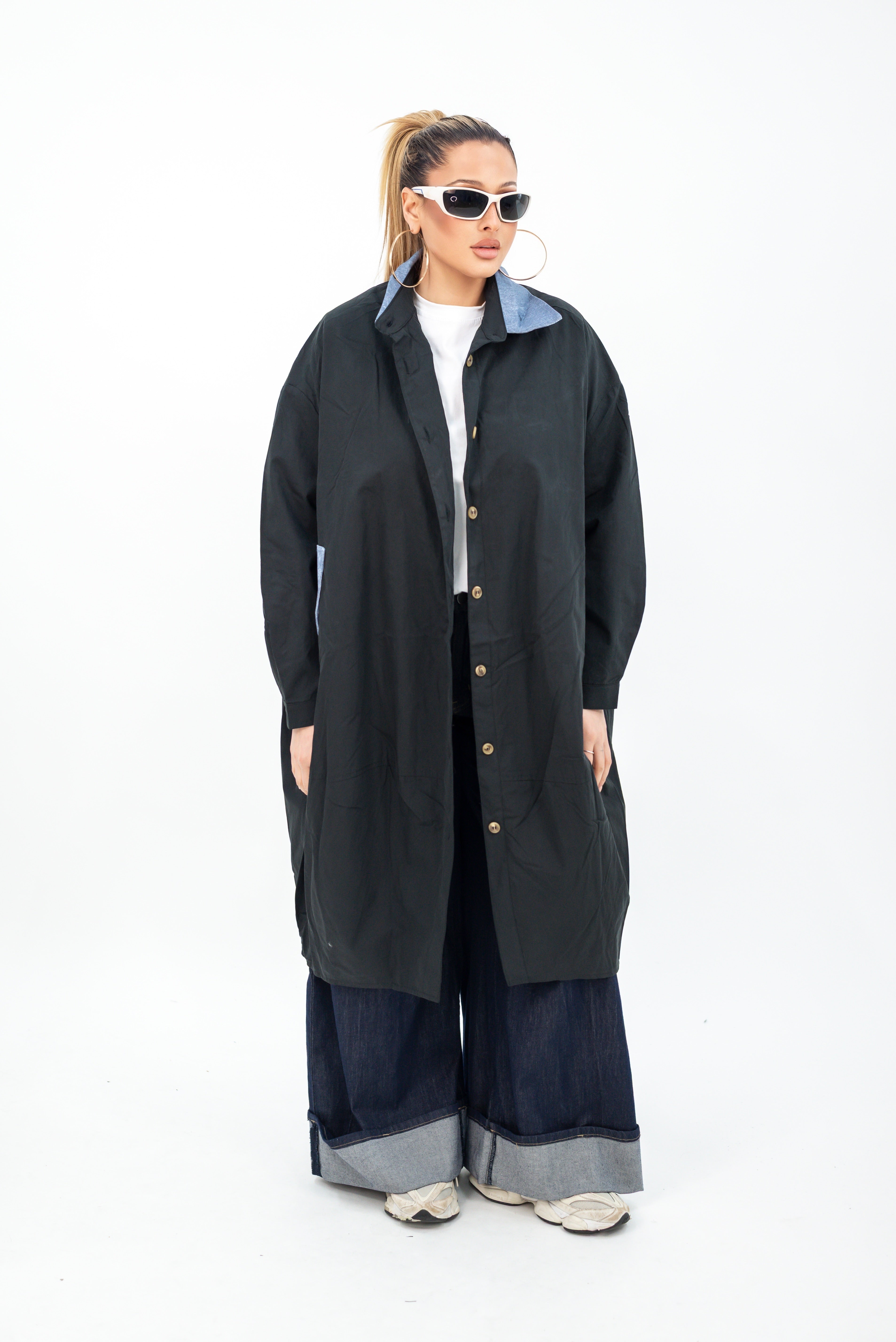 Trench Collo Denim