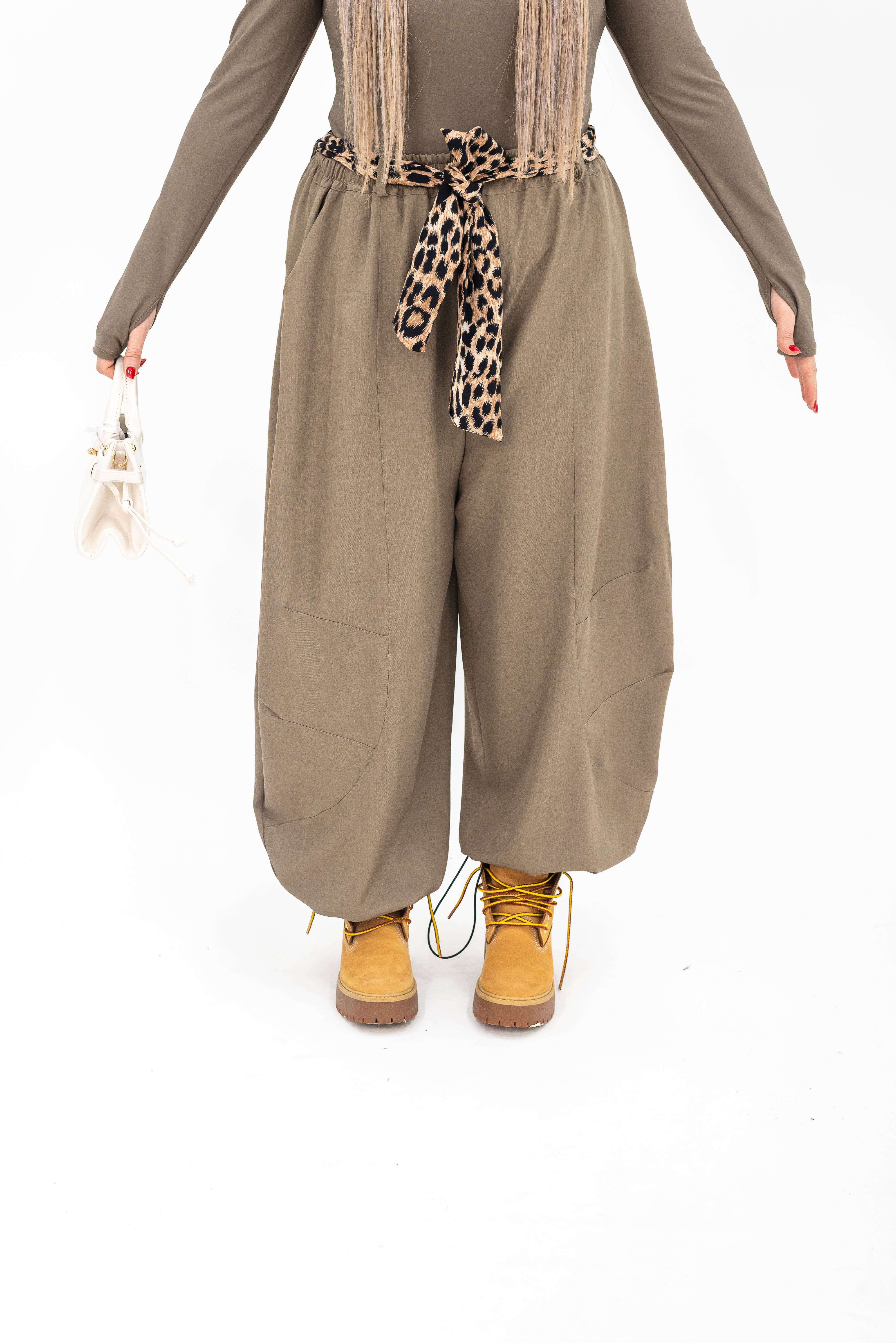 Panta-Ballon Con Cinturino Animalier