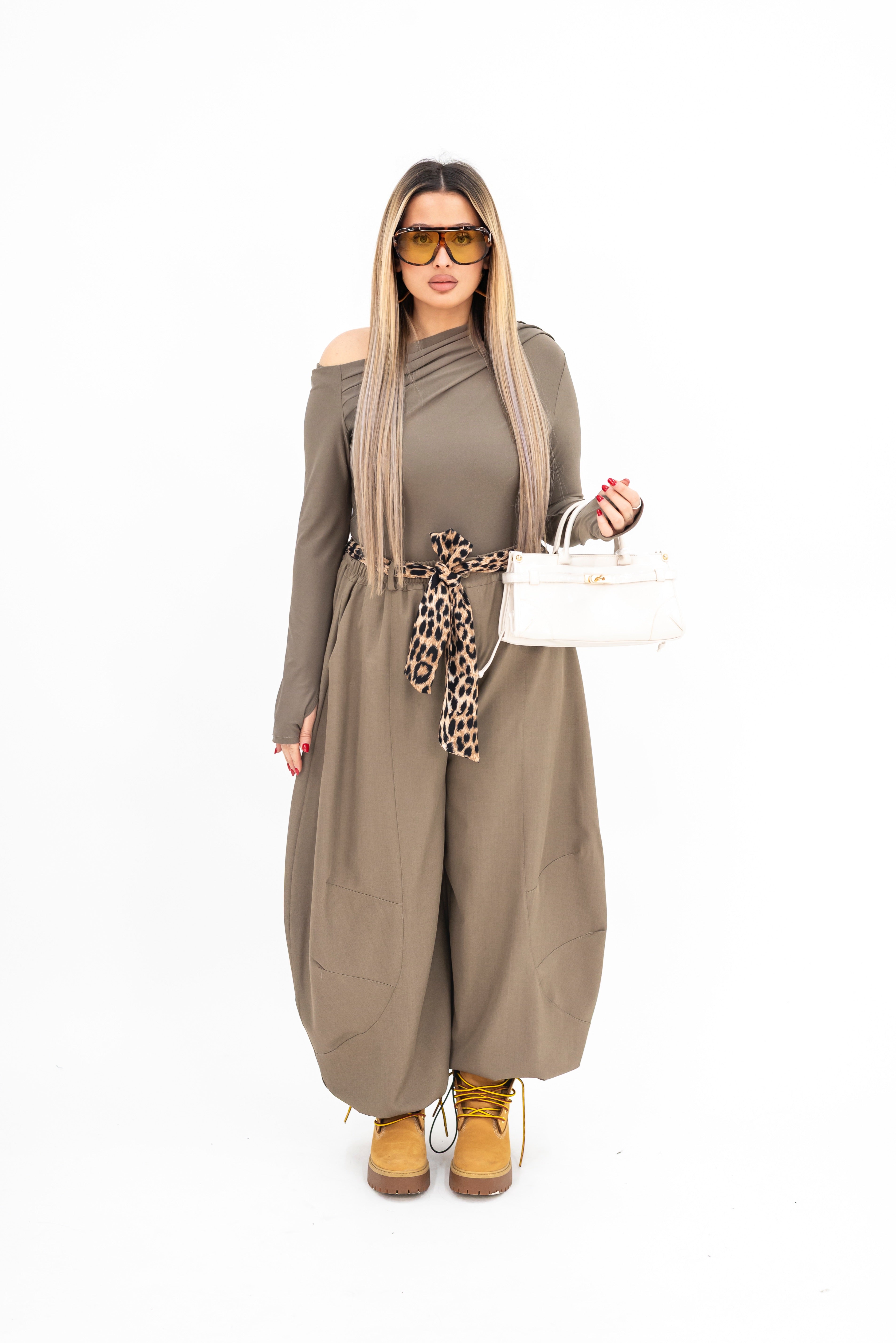 Panta-Ballon Con Cinturino Animalier