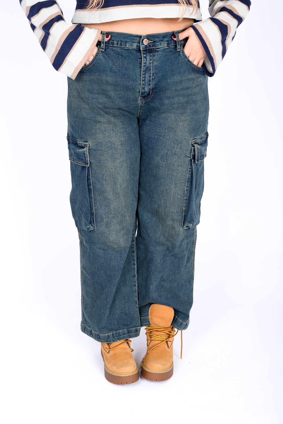 Jeans Denim Cargos