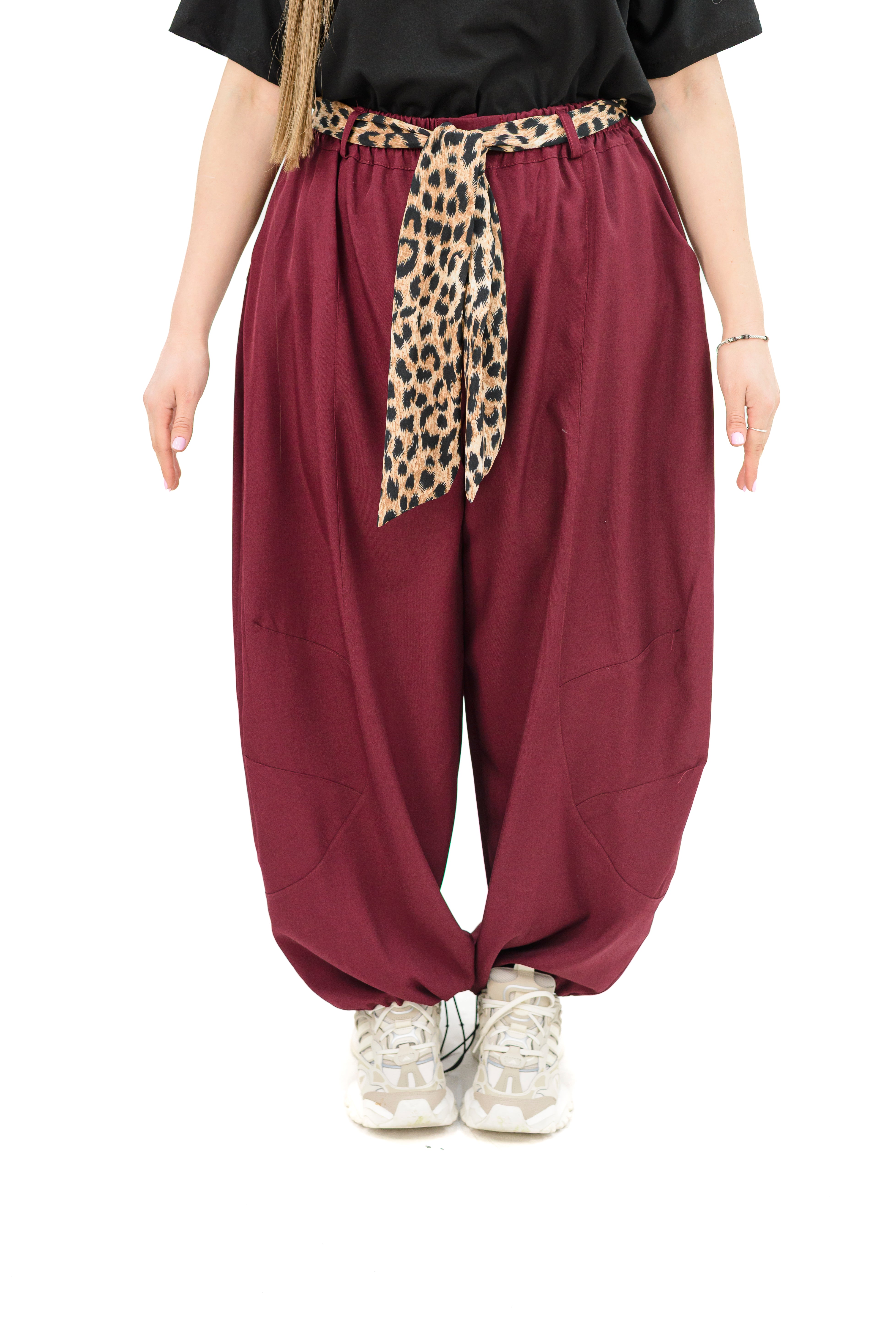 Panta-Tuta Animalier Con Cintura