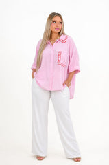 Camicia Asia Ricamo