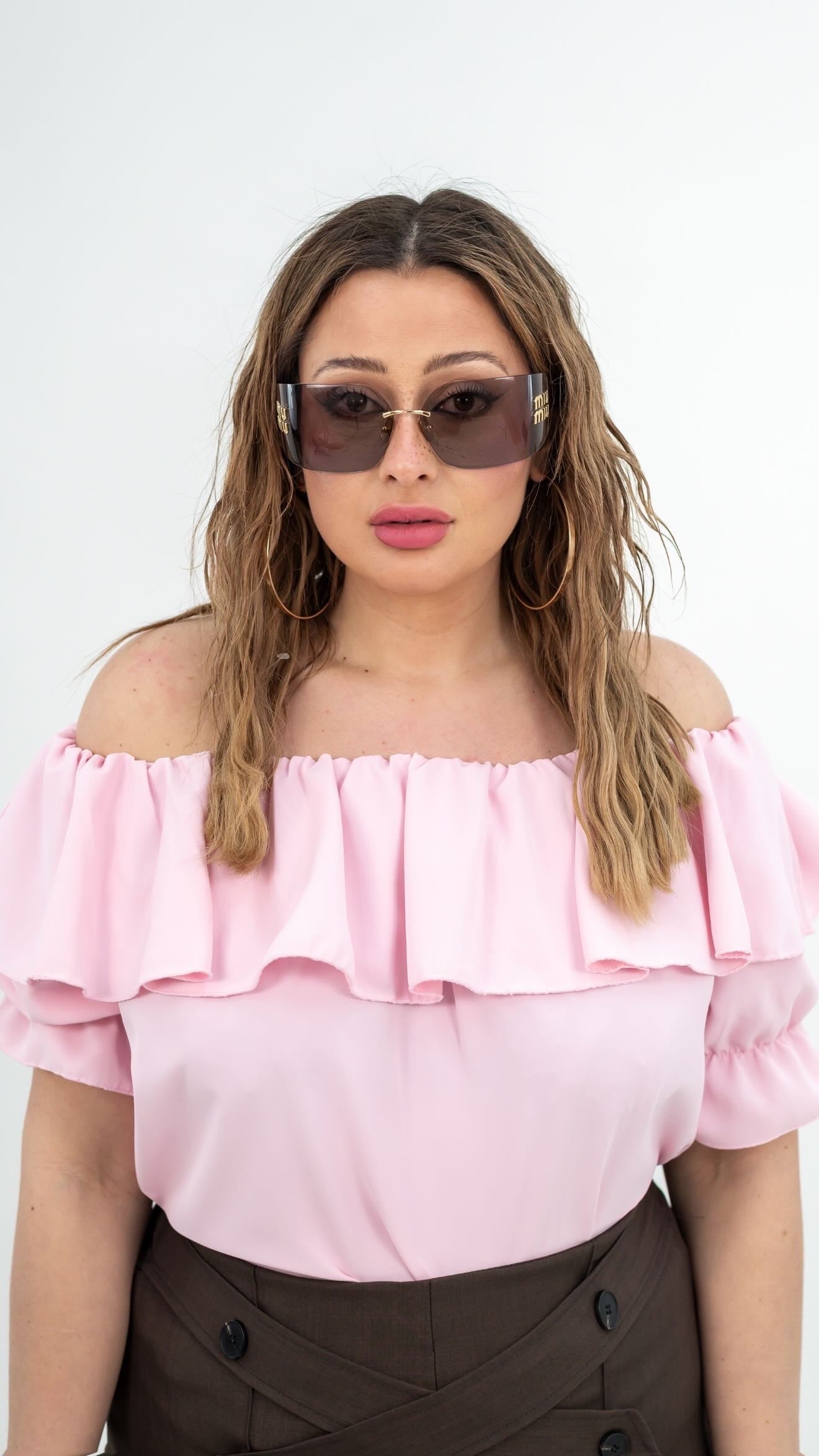 Maglia Collana Rosa