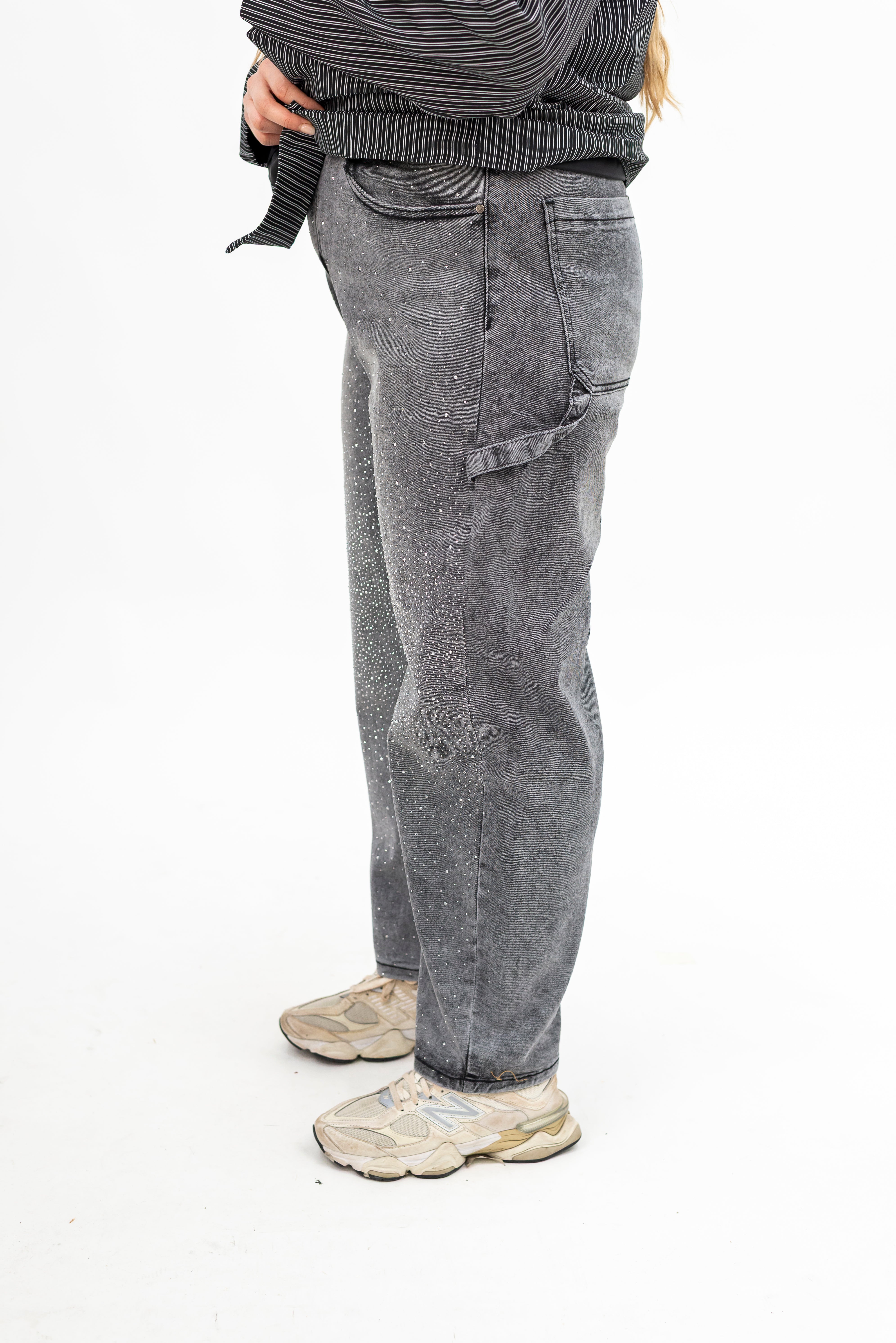 Jeans Ballon Strass