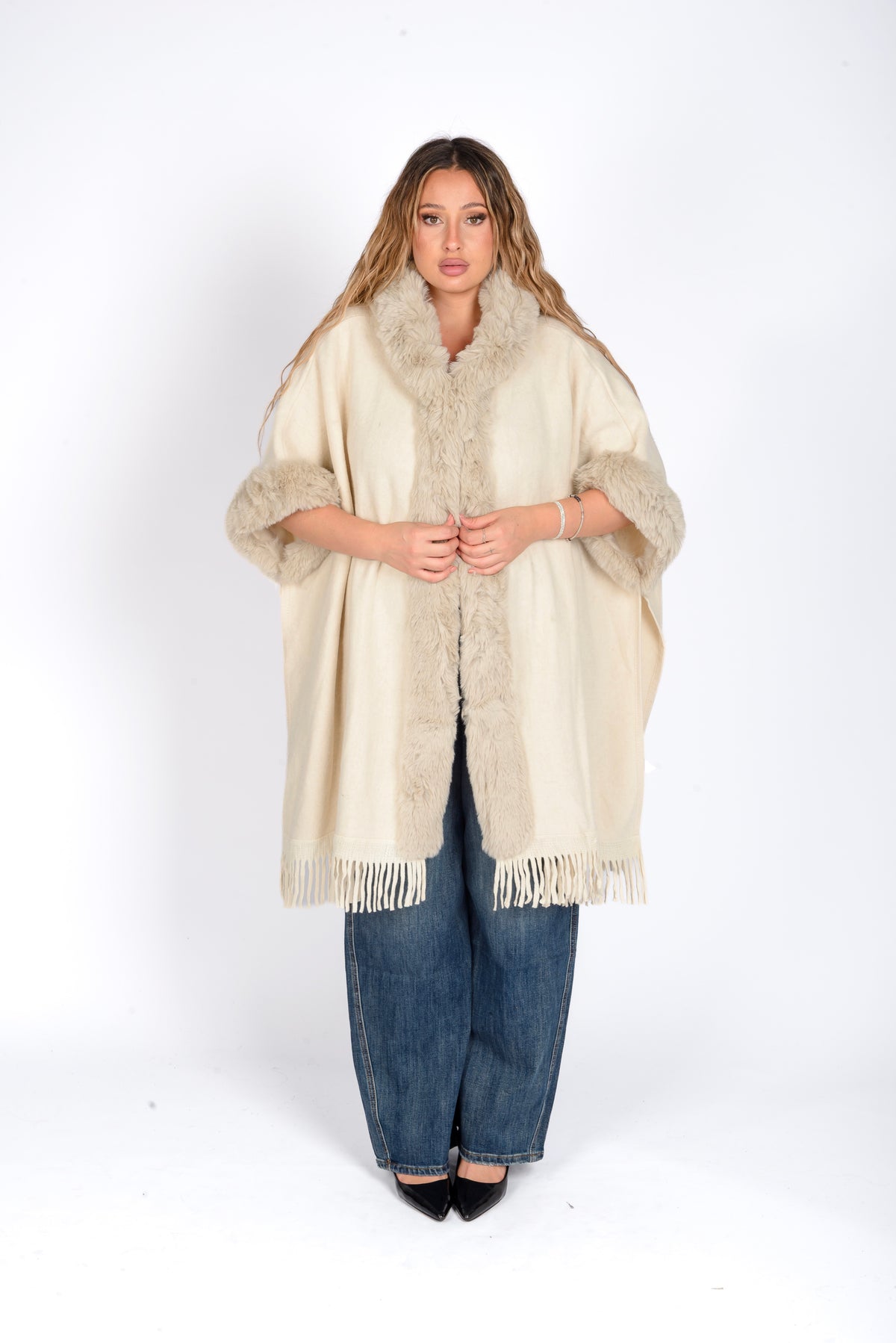 Cardigan Eco-Pelliccia