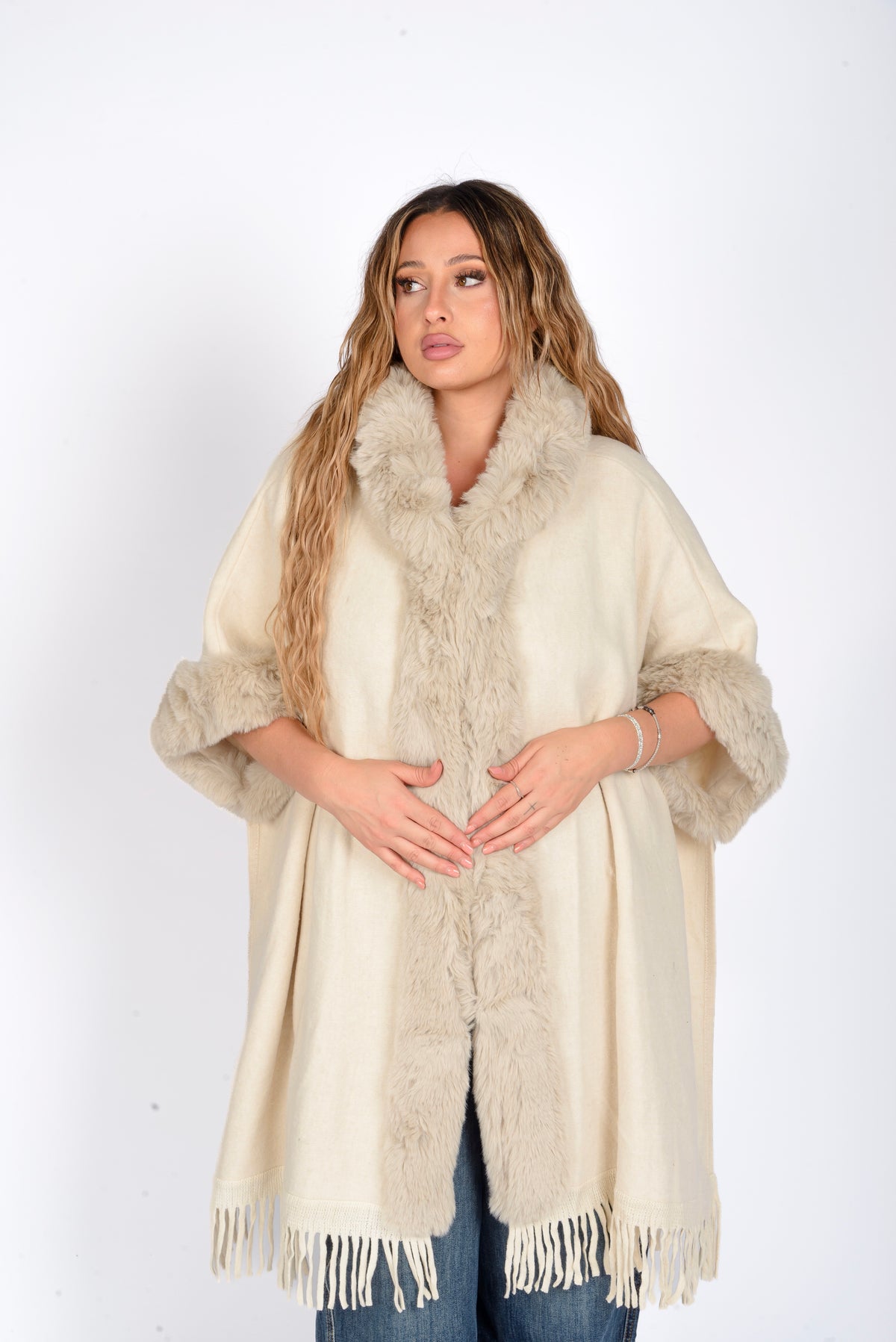 Cardigan Eco-Pelliccia