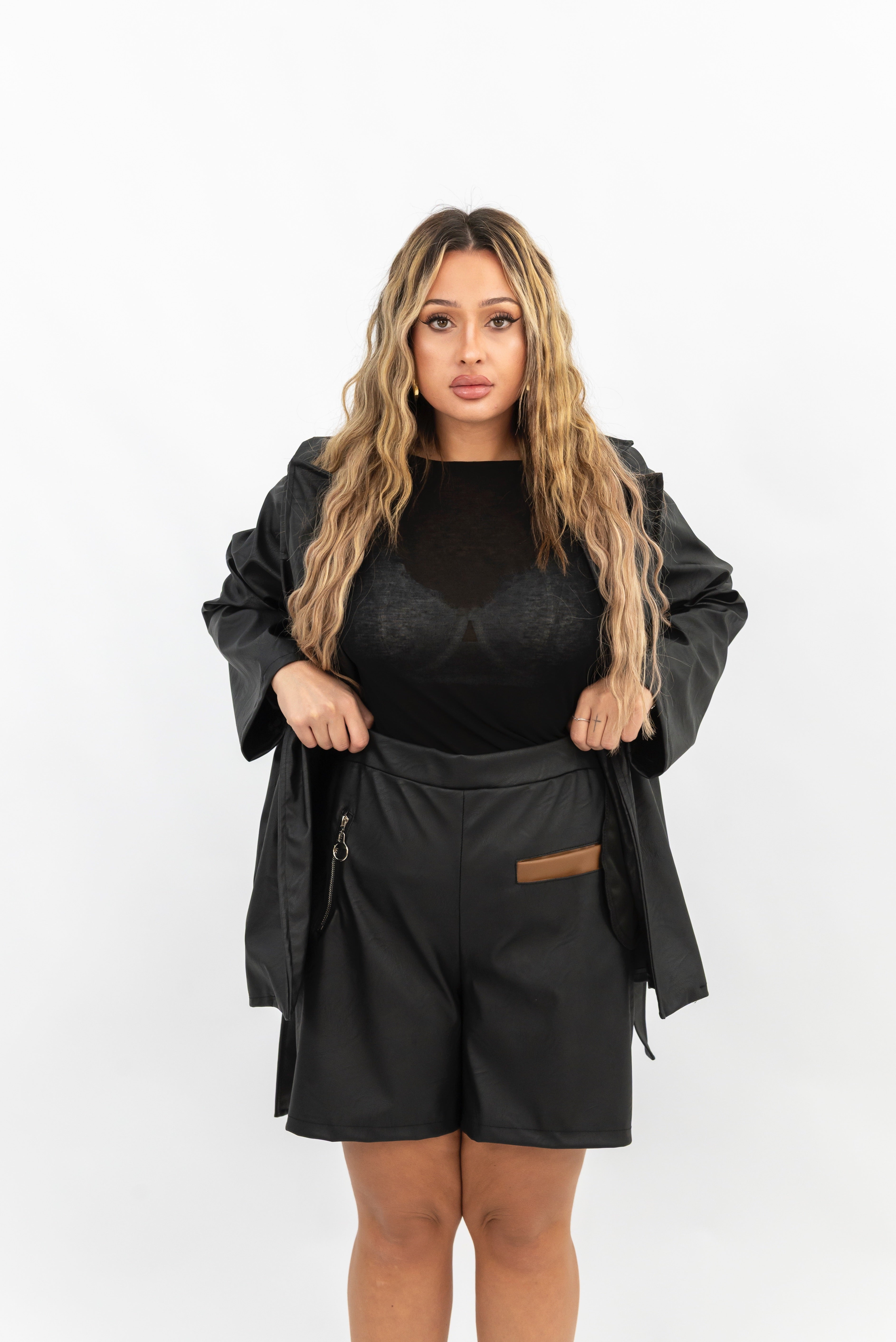 Pantaloncino Ecopelle