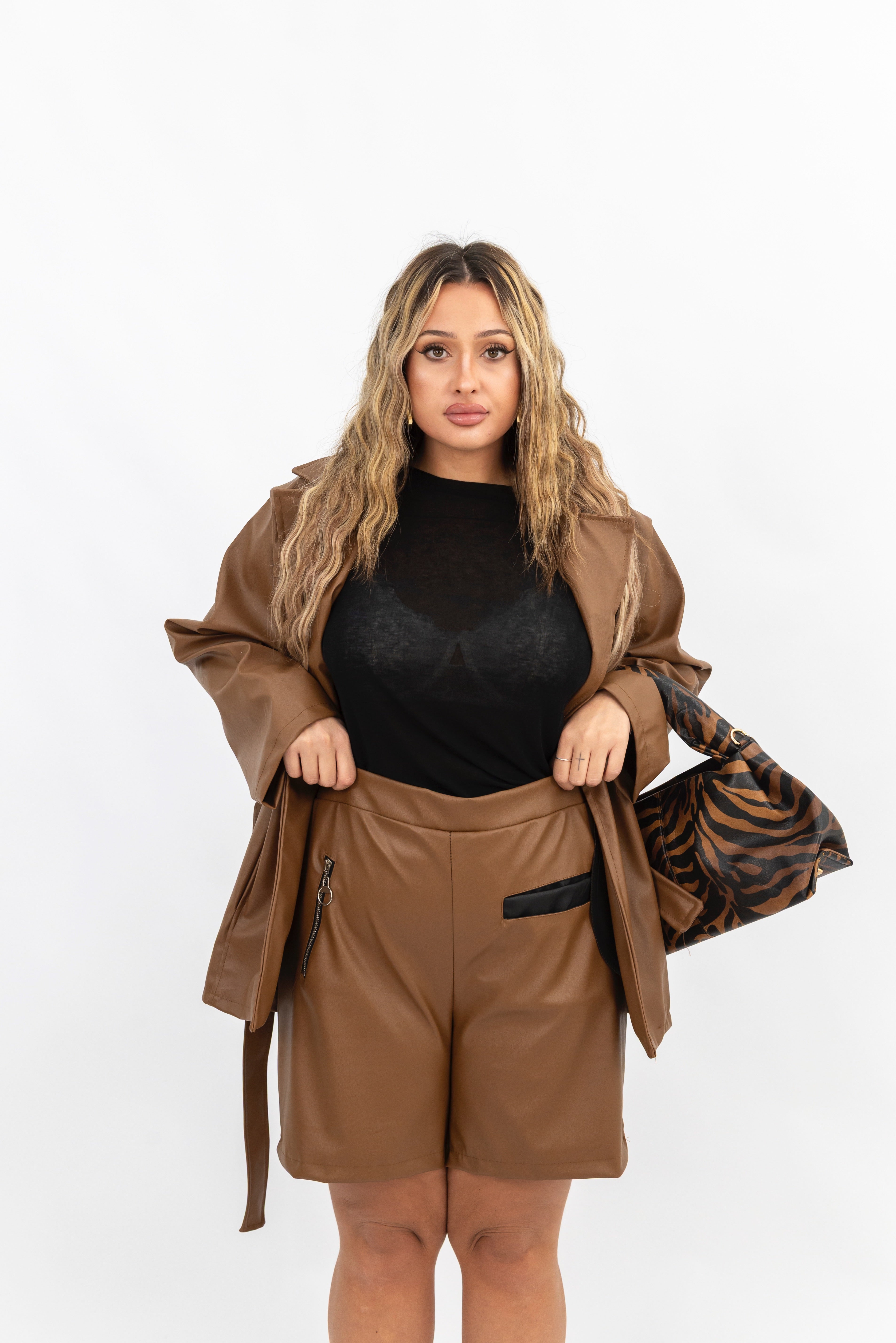 Pantaloncino Ecopelle