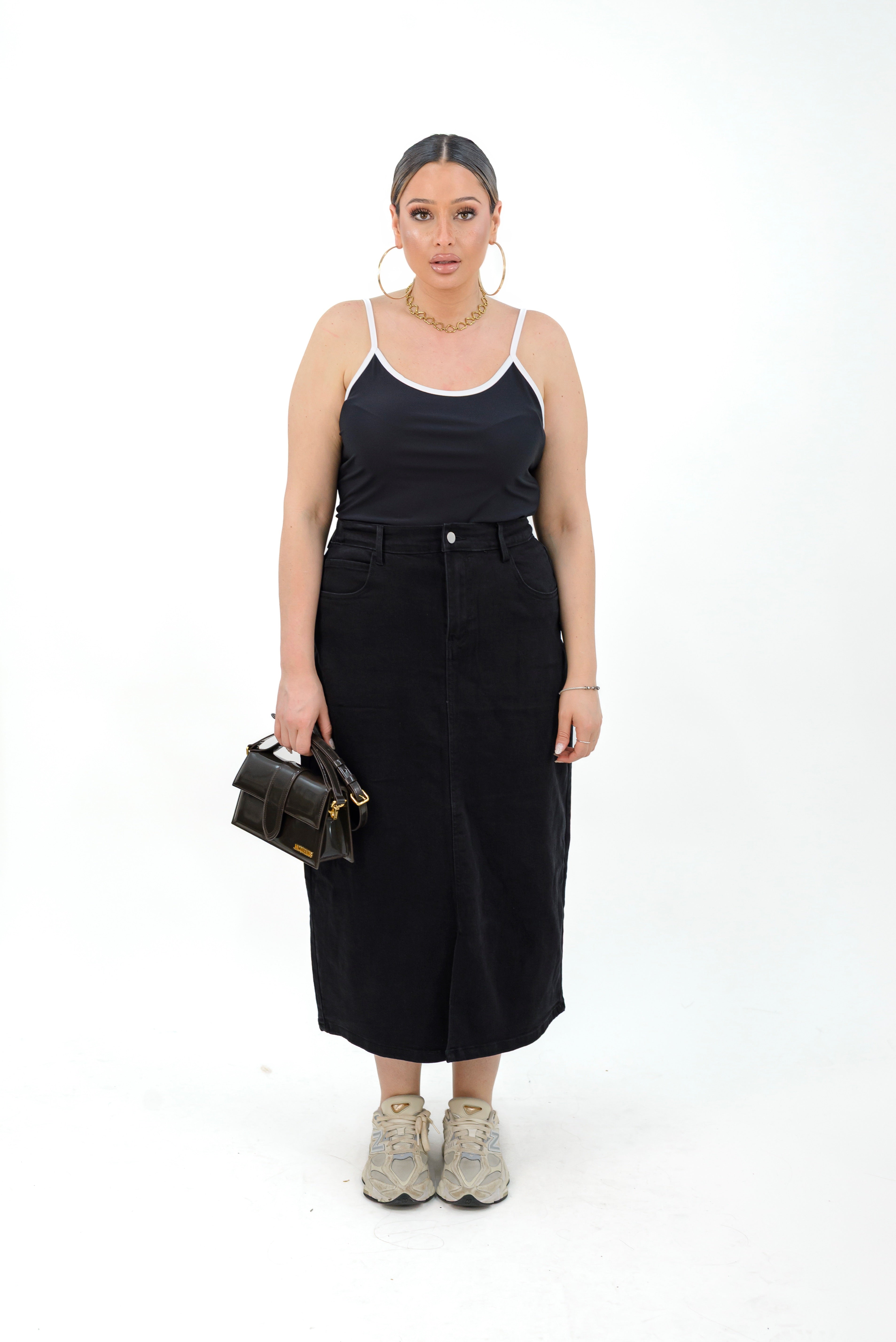 Gonna Black Denim