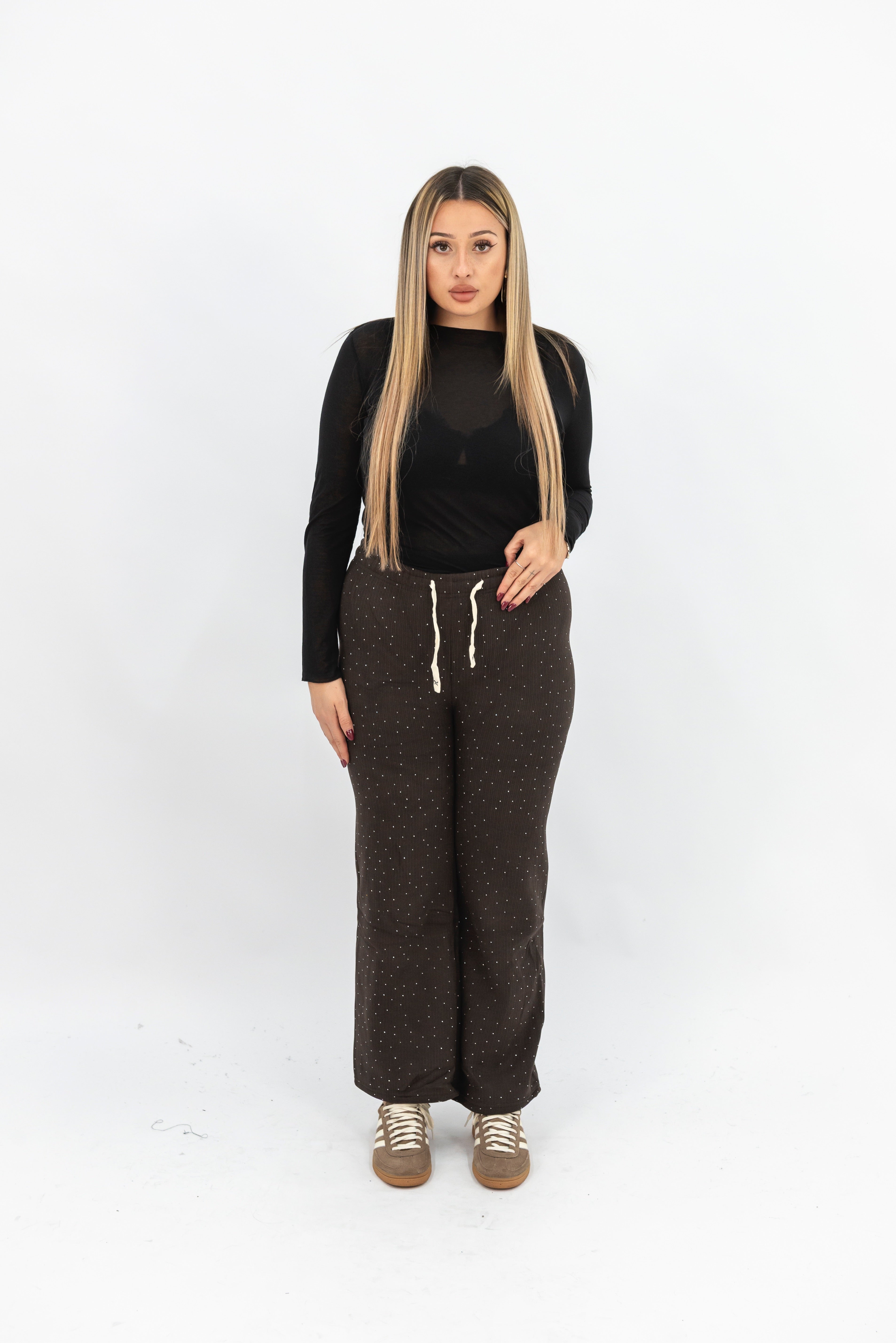 Panta Ciniglia Strass