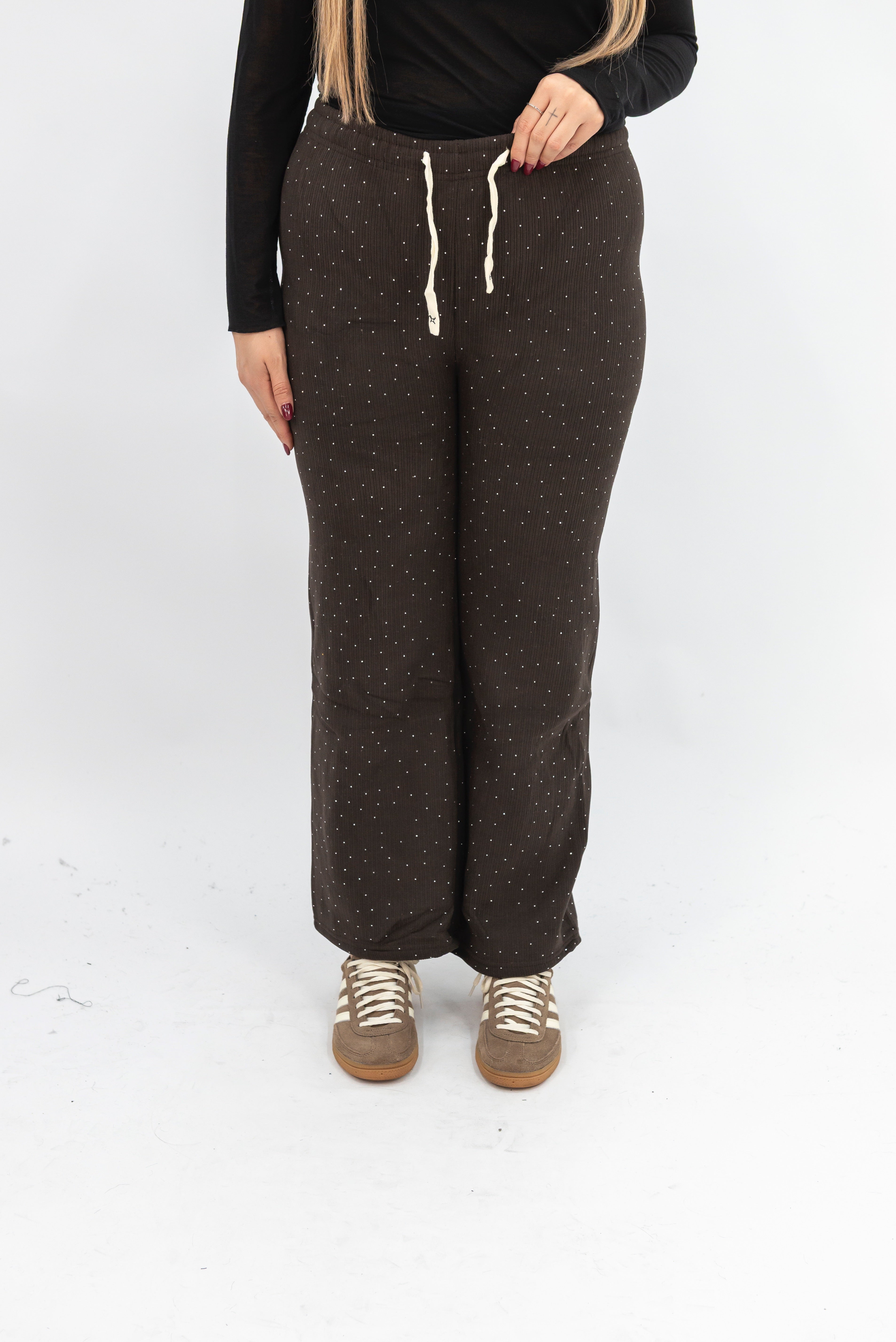 Panta Ciniglia Strass