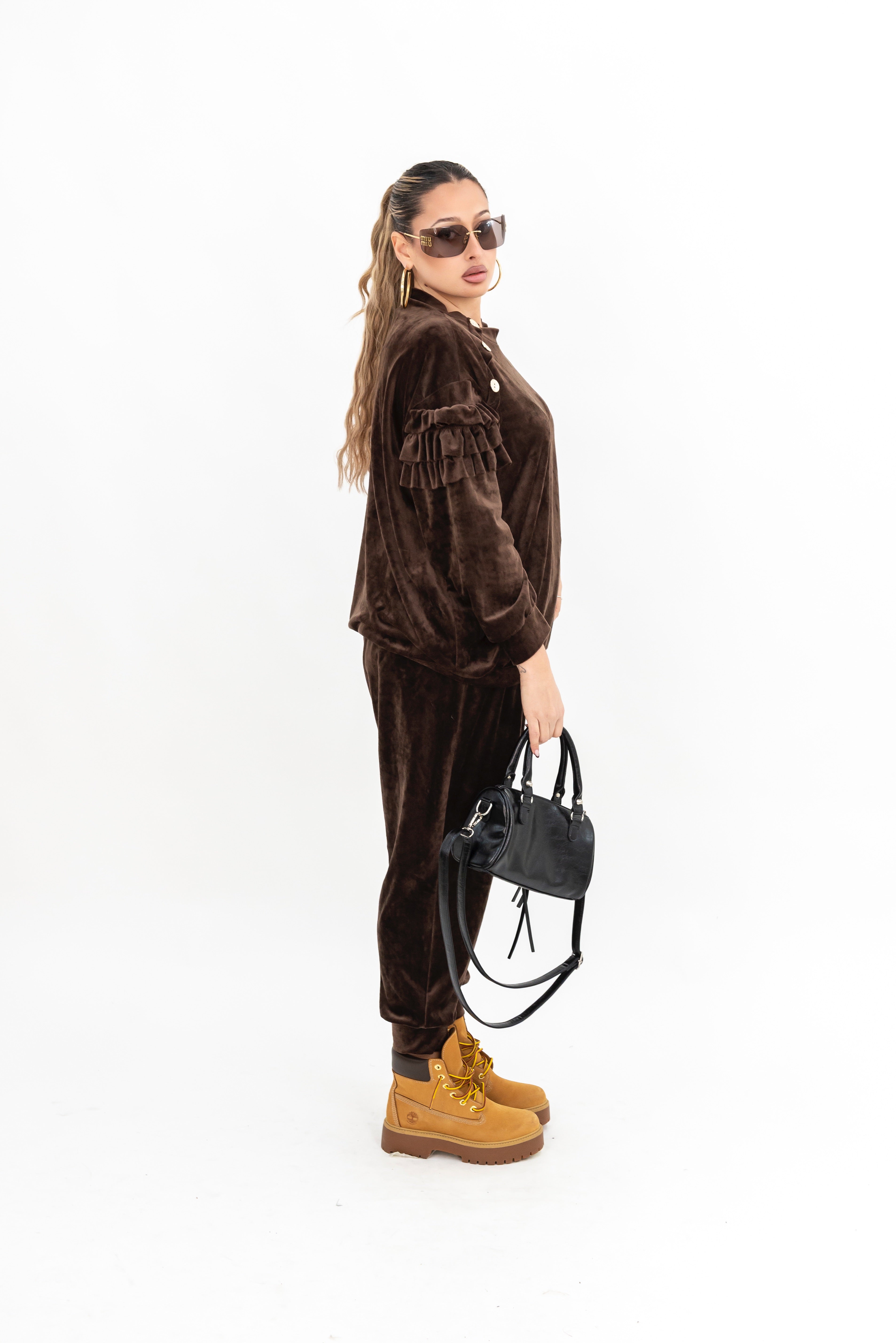 Coordinato Ciniglia Bottone