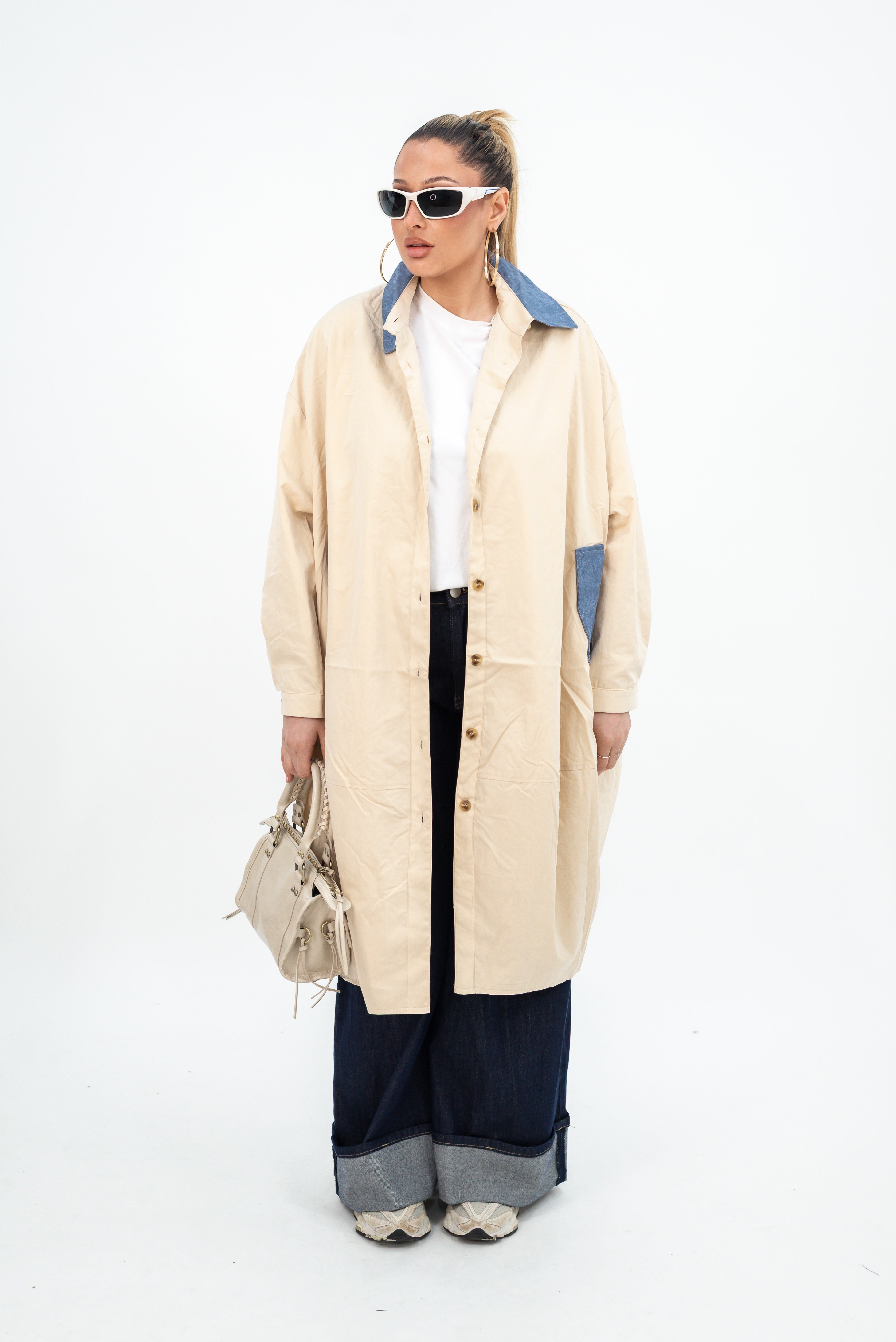 Trench Collo Denim