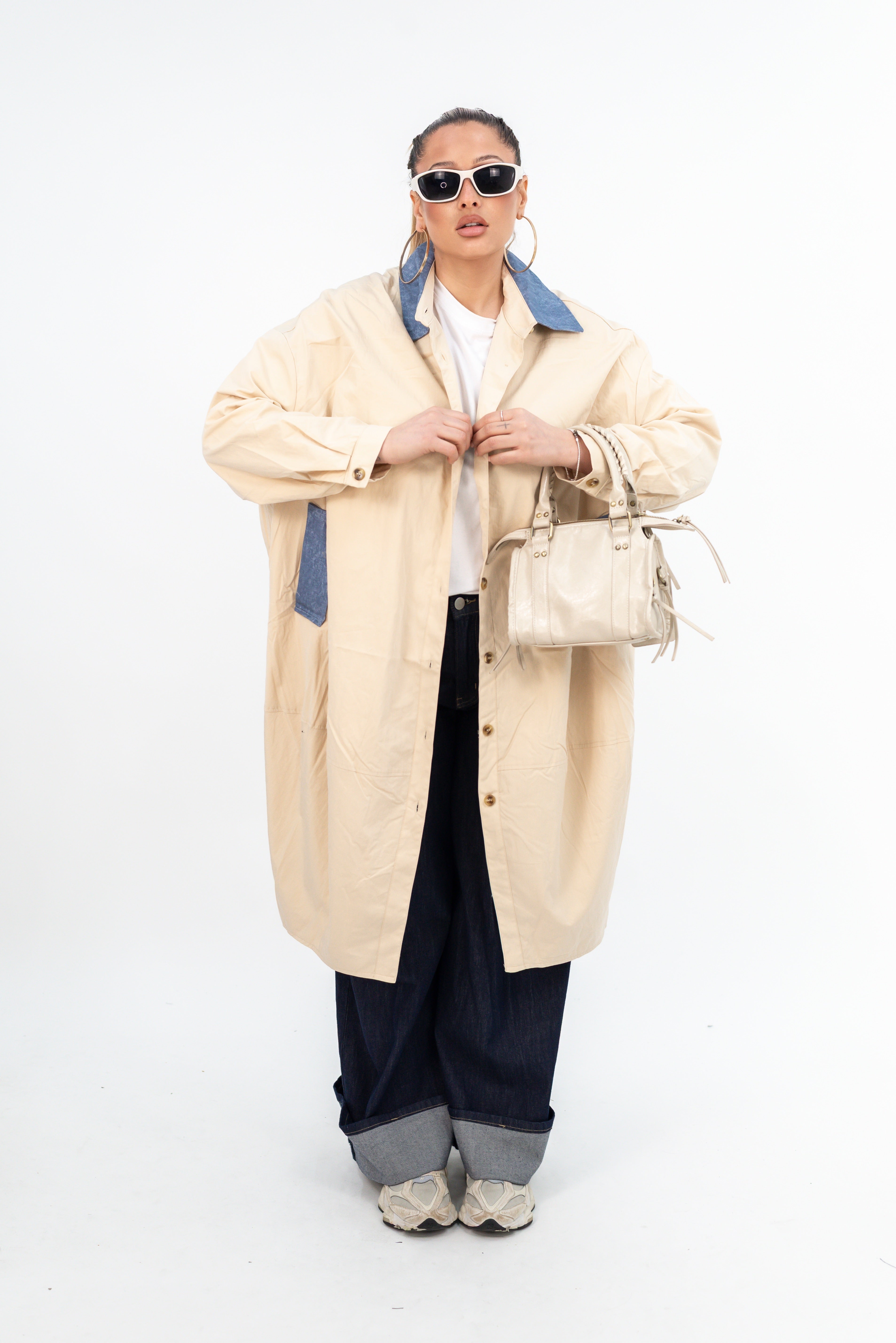 Trench Collo Denim