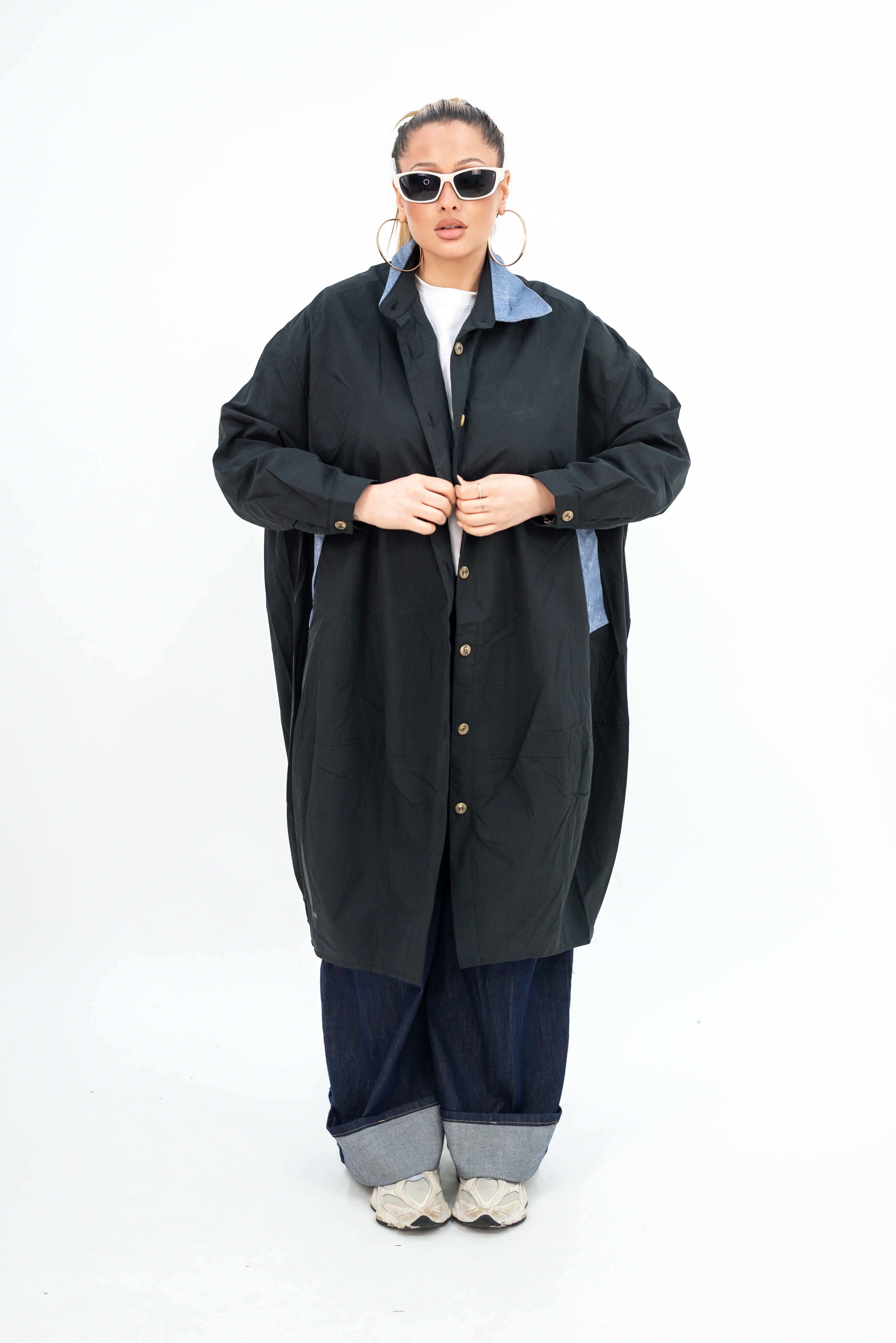 Trench Collo Denim