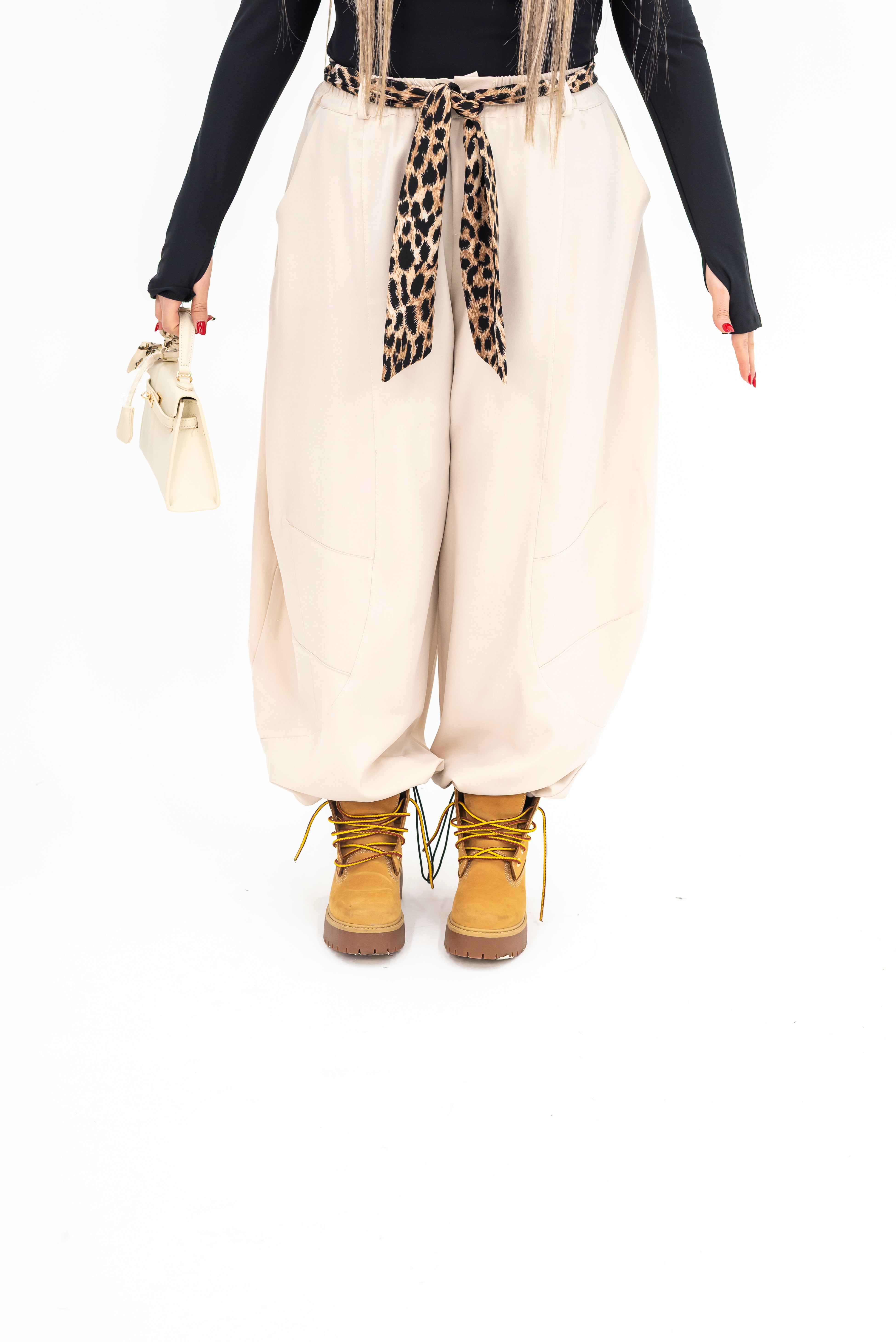 Panta-Ballon Con Cinturino Animalier