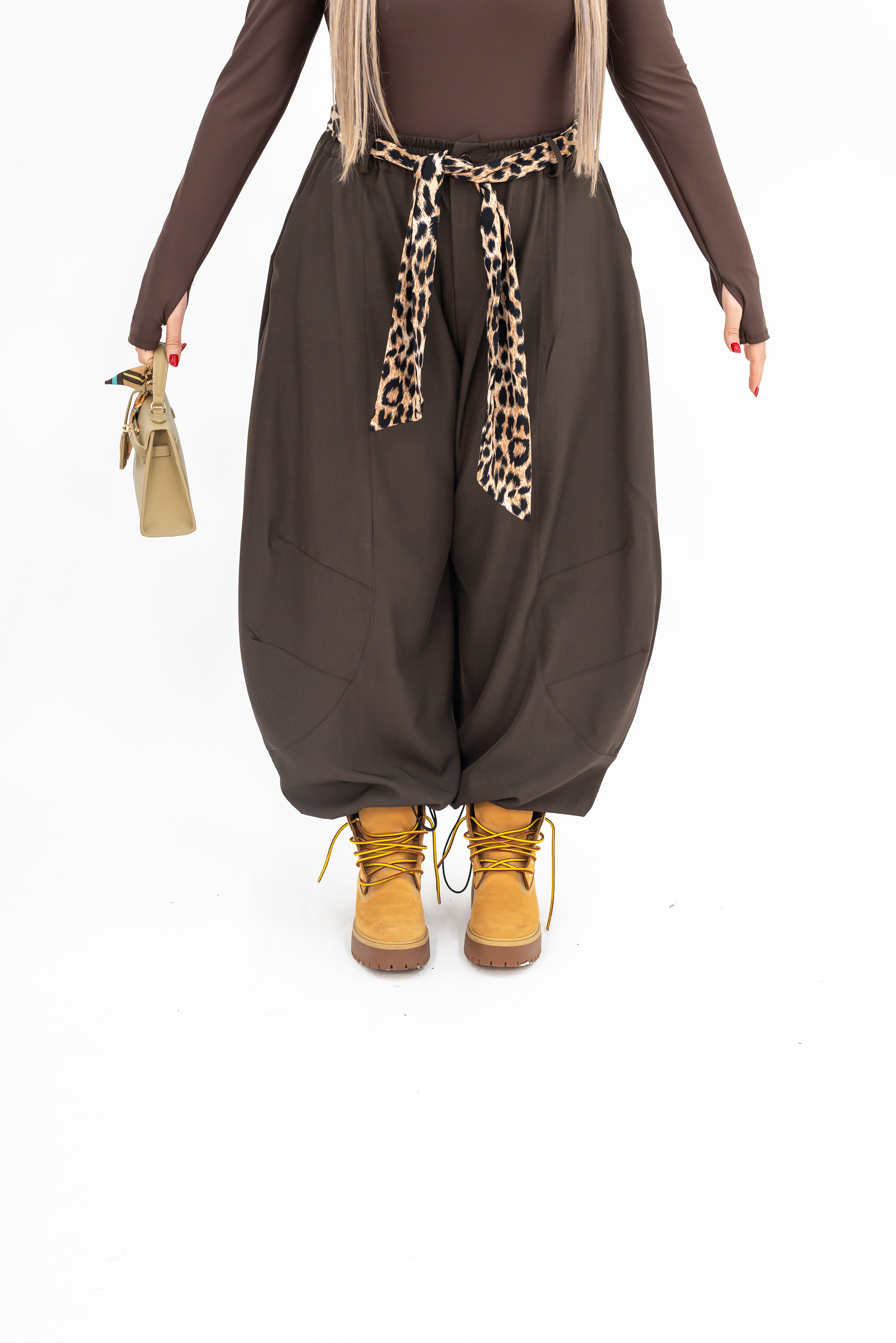 Panta-Ballon Con Cinturino Animalier