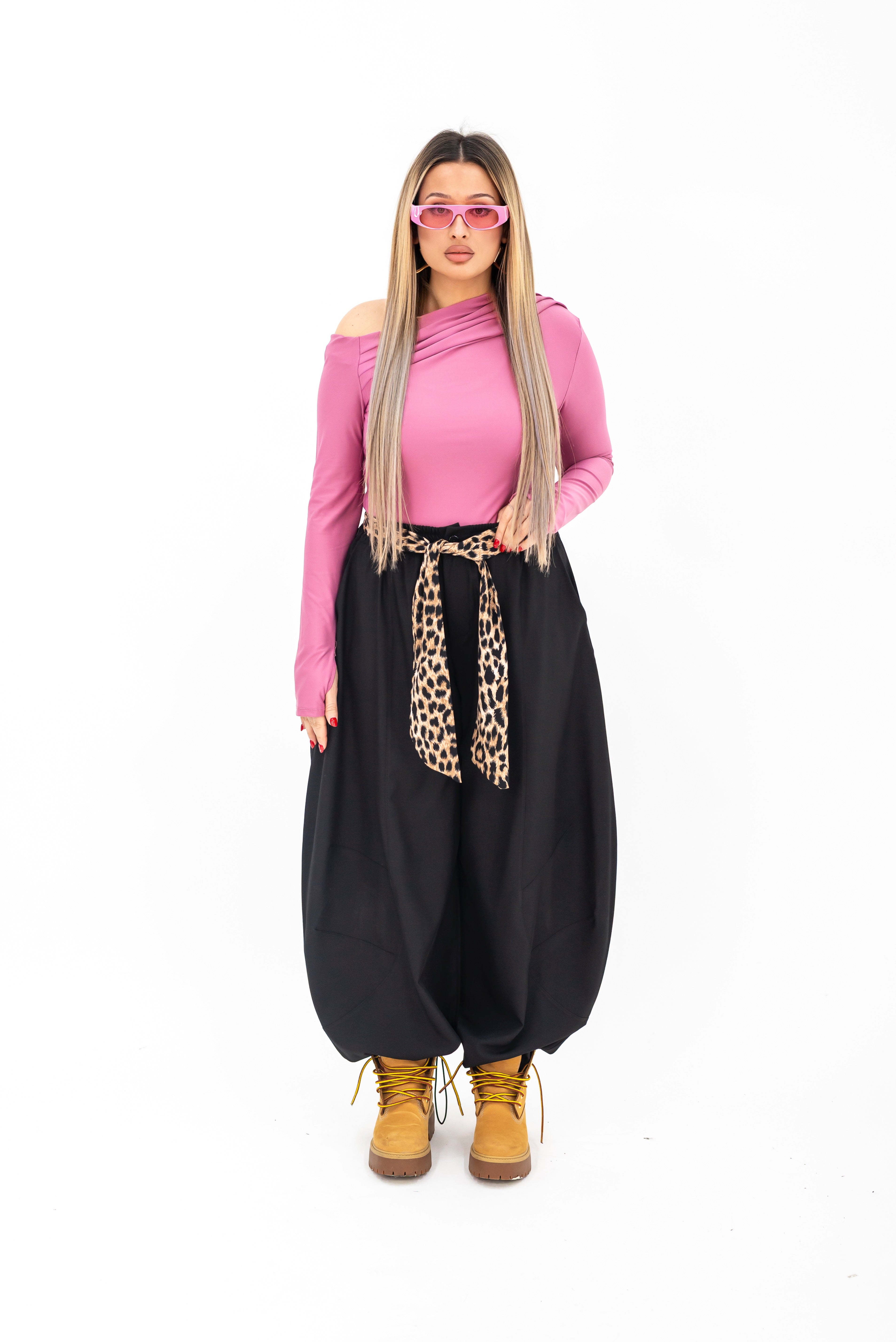 Panta-Ballon Con Cinturino Animalier