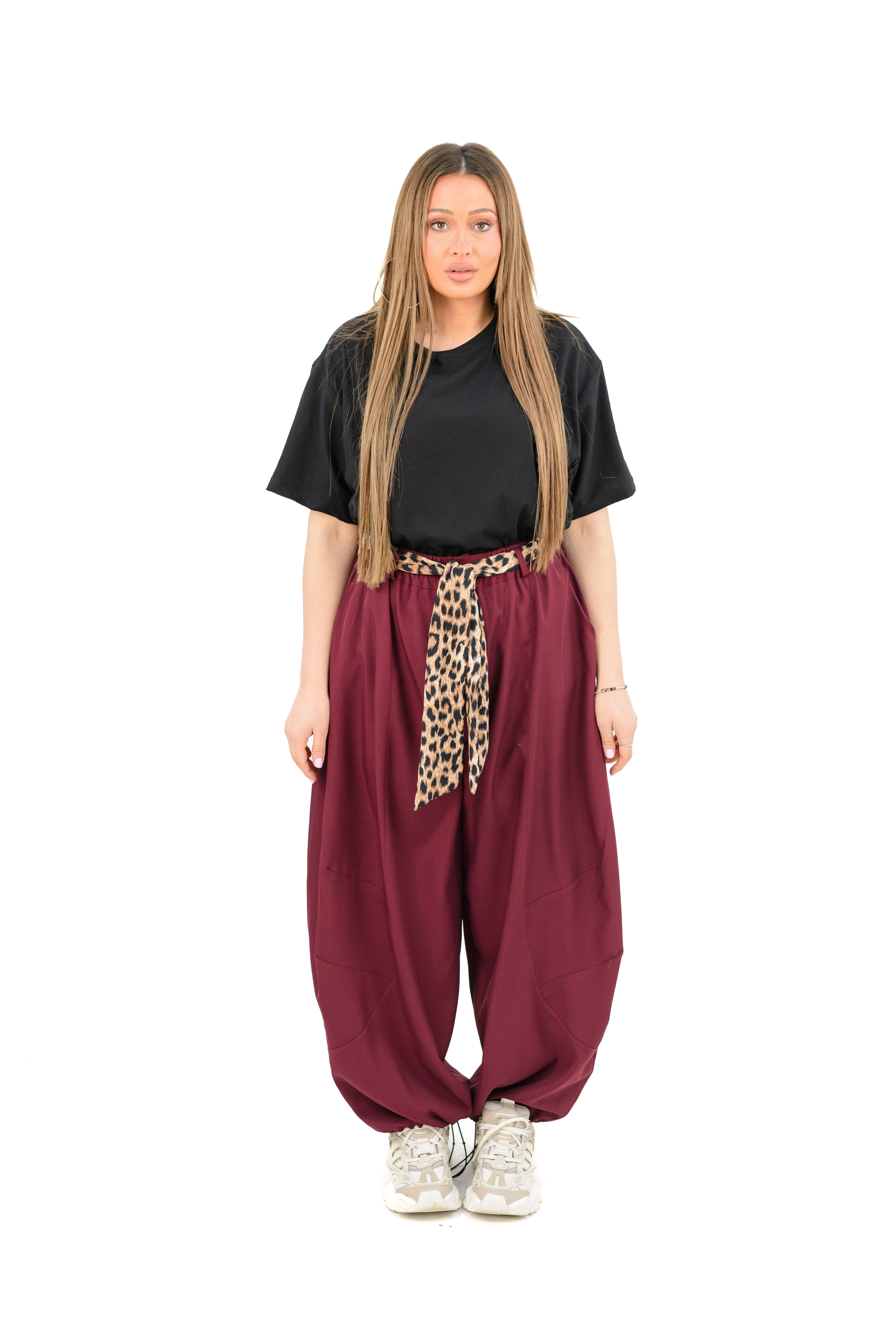 Panta-Tuta Animalier Con Cintura