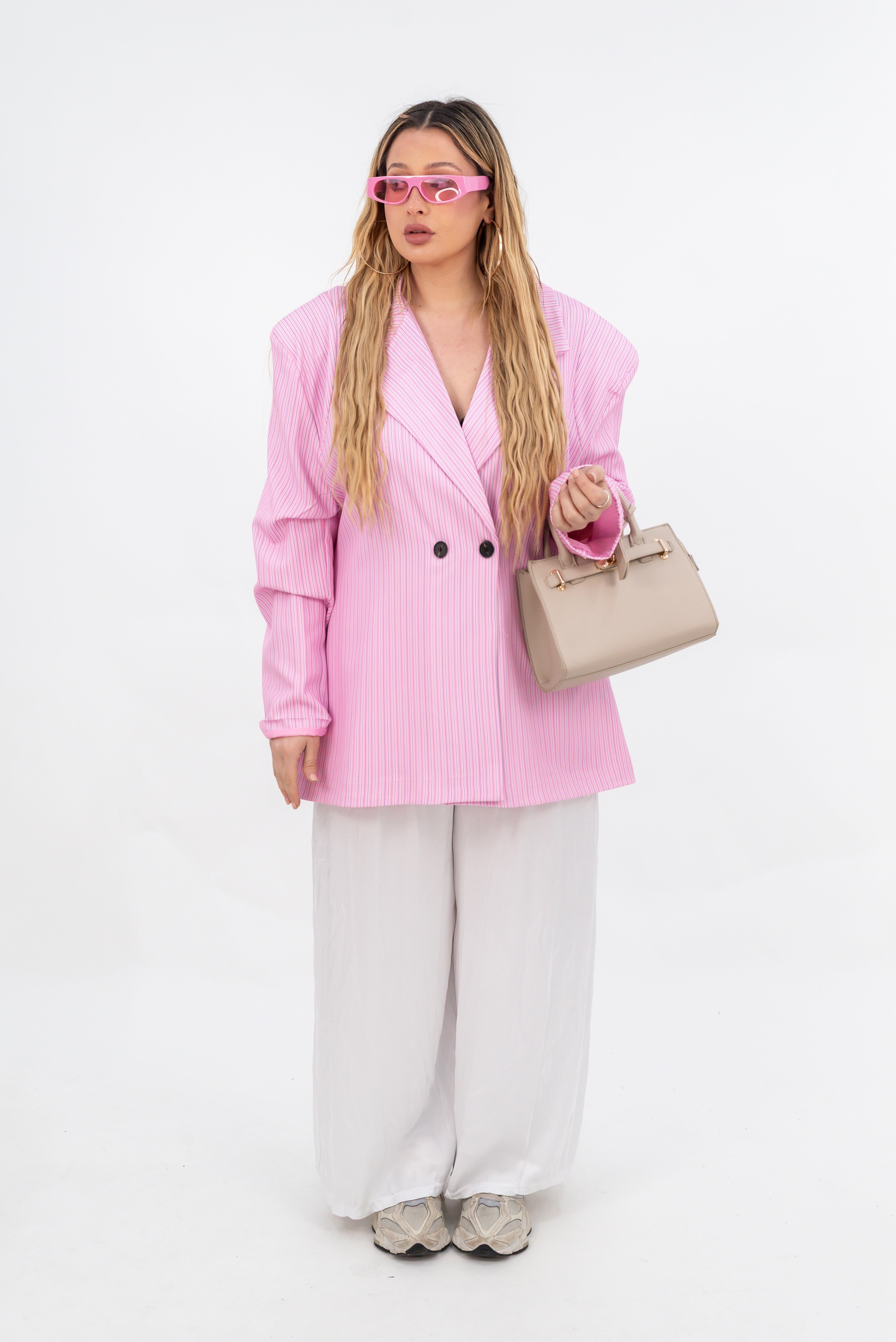 Giacca Doppio Petto Pink