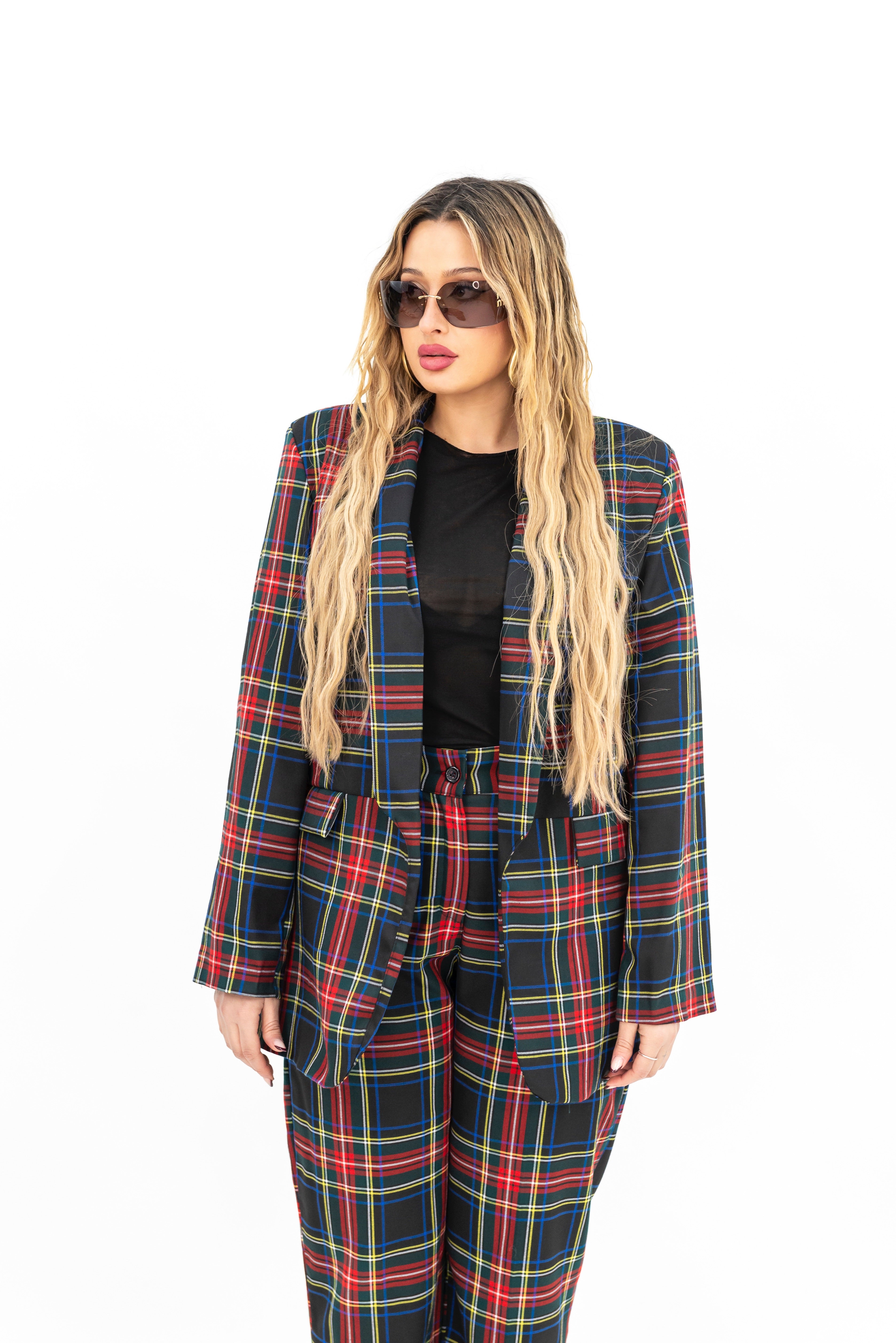 Giacca Tartan