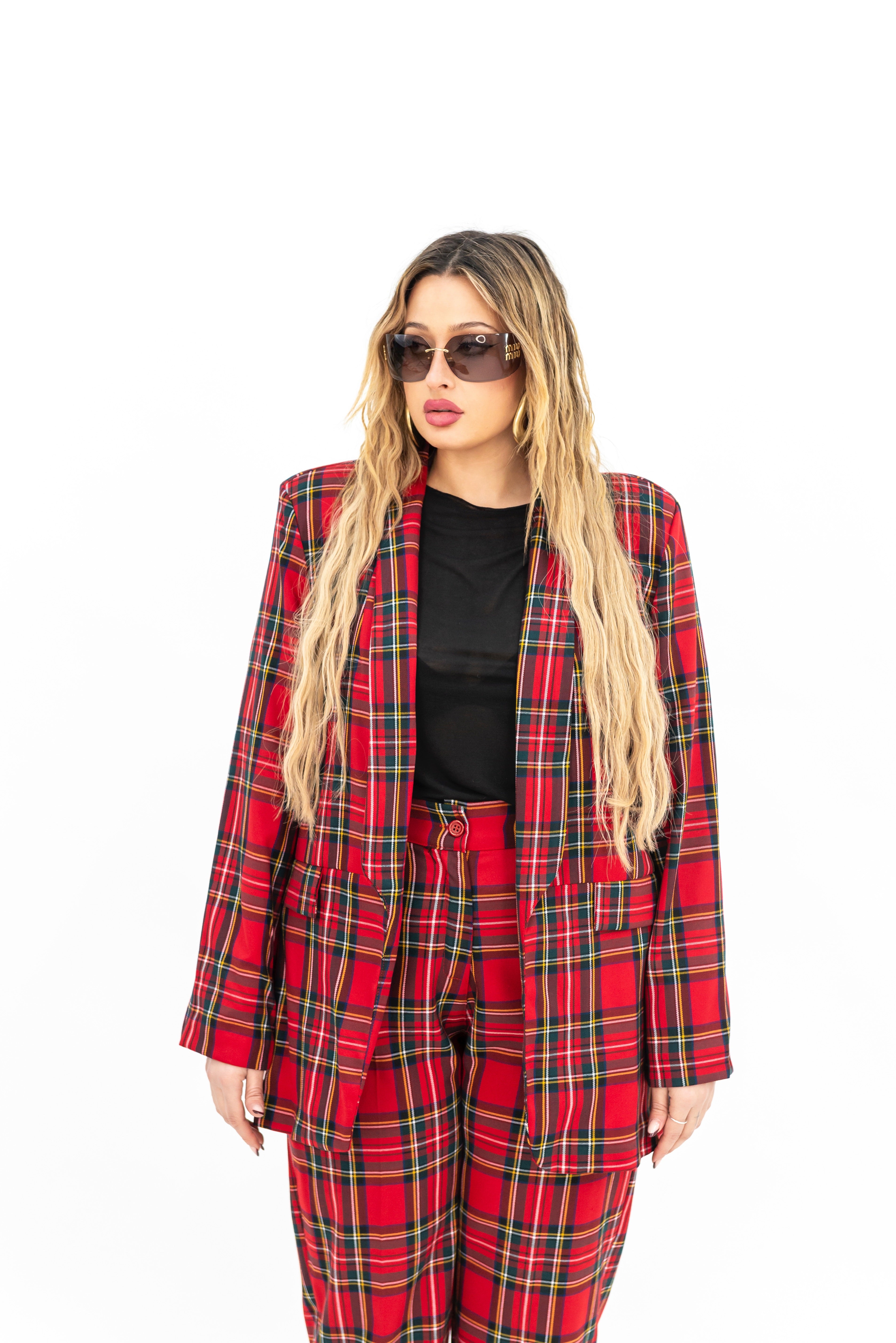 Giacca Tartan
