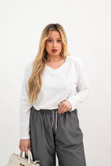 T-Shirt Spallina Imbottita