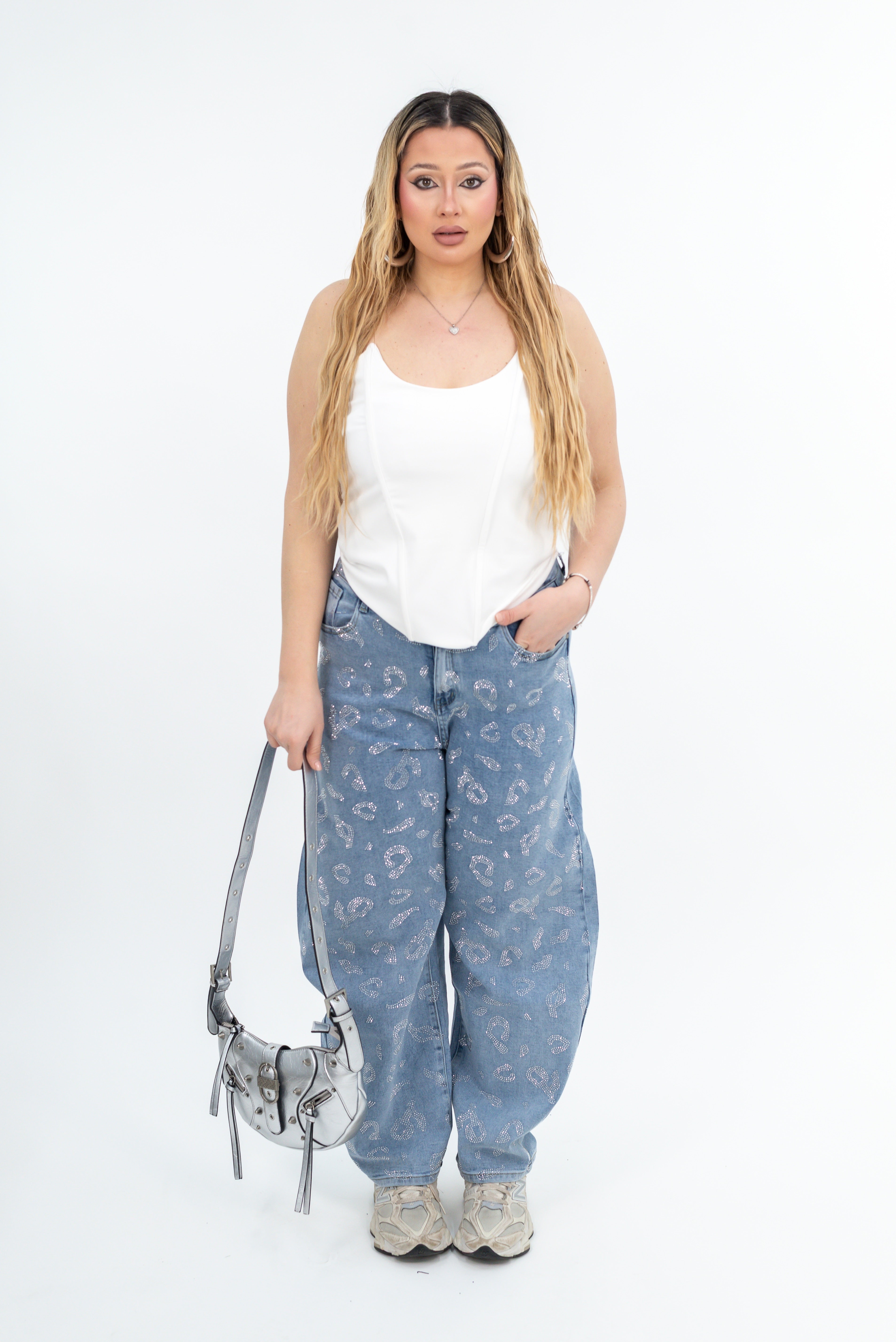 Jeans Ballon Maculato