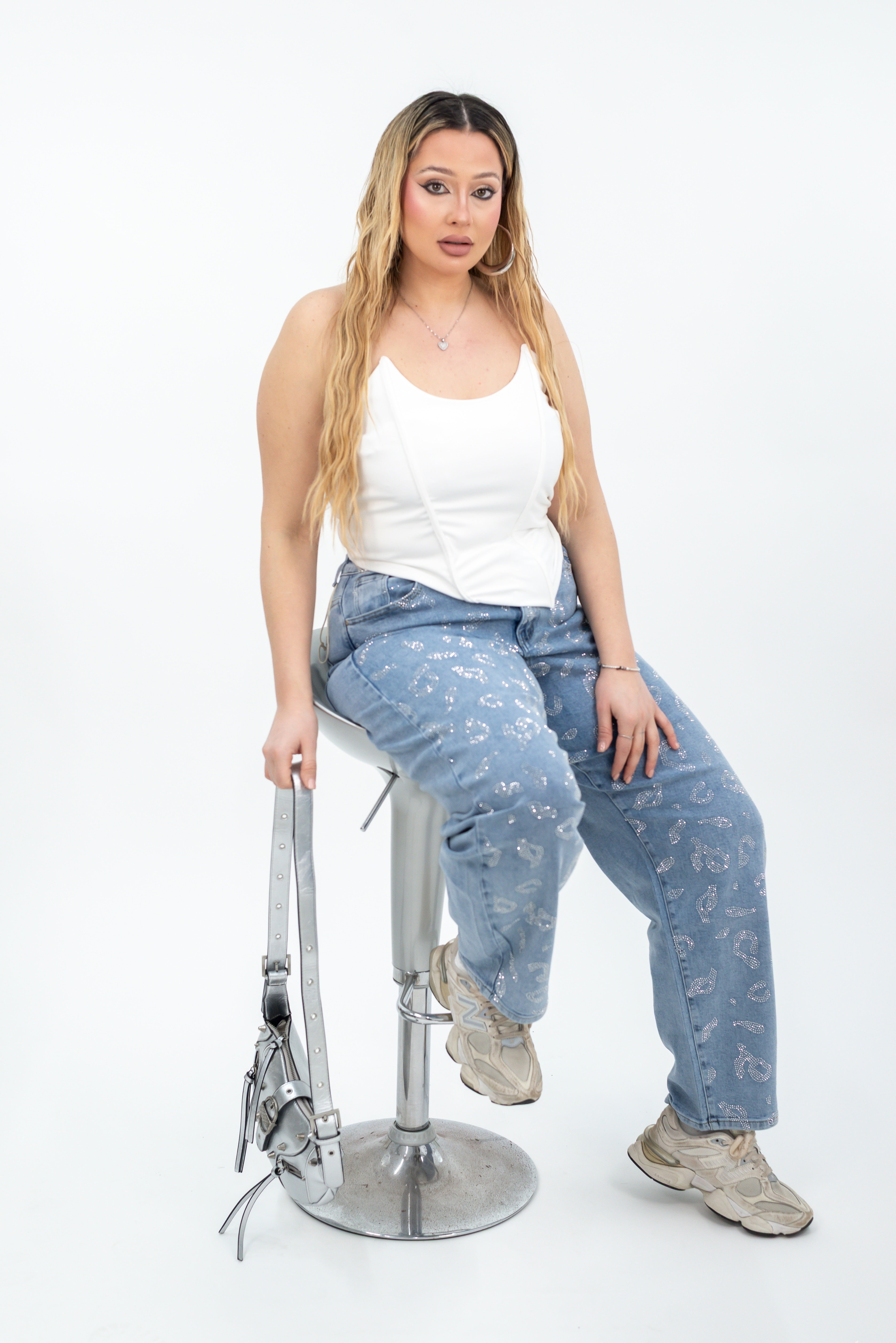 Jeans Ballon Maculato