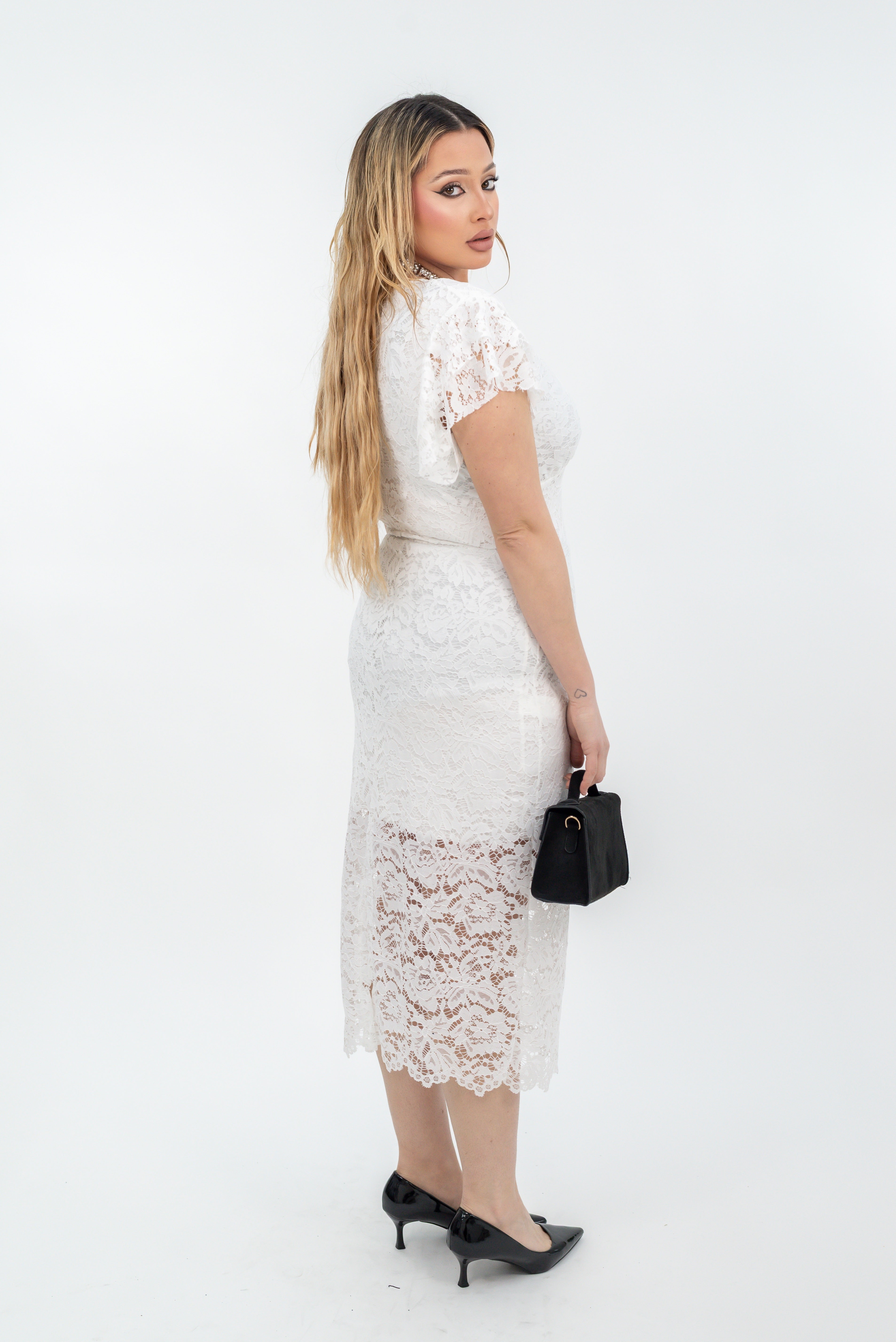 Dress Terry Ricamo