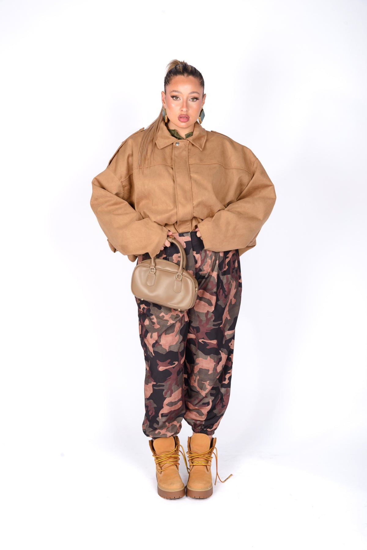 Giacca Moka In Camoscio