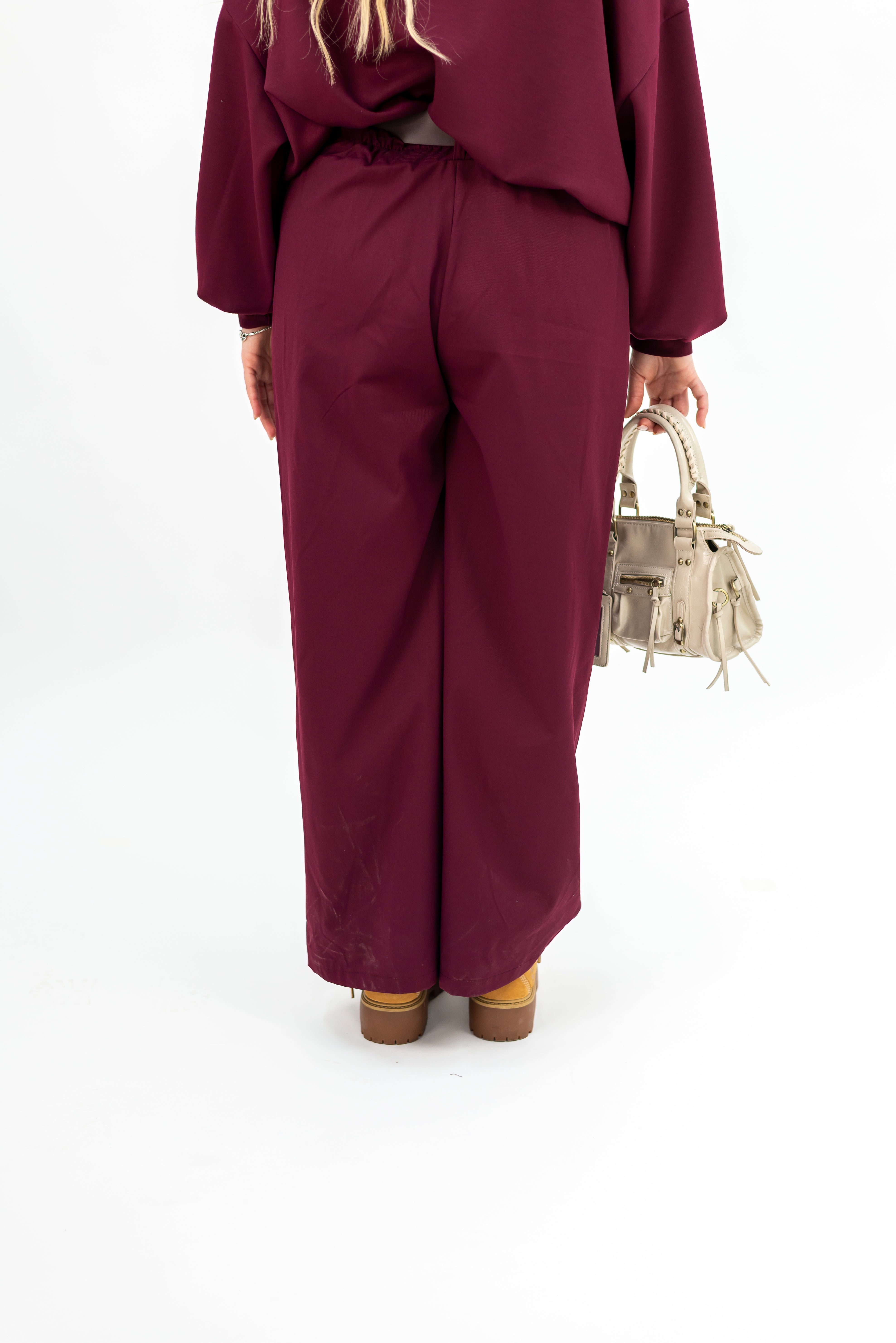 Pantalone Simil Denim Cintura