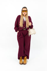 Pantalone Simil Denim Cintura