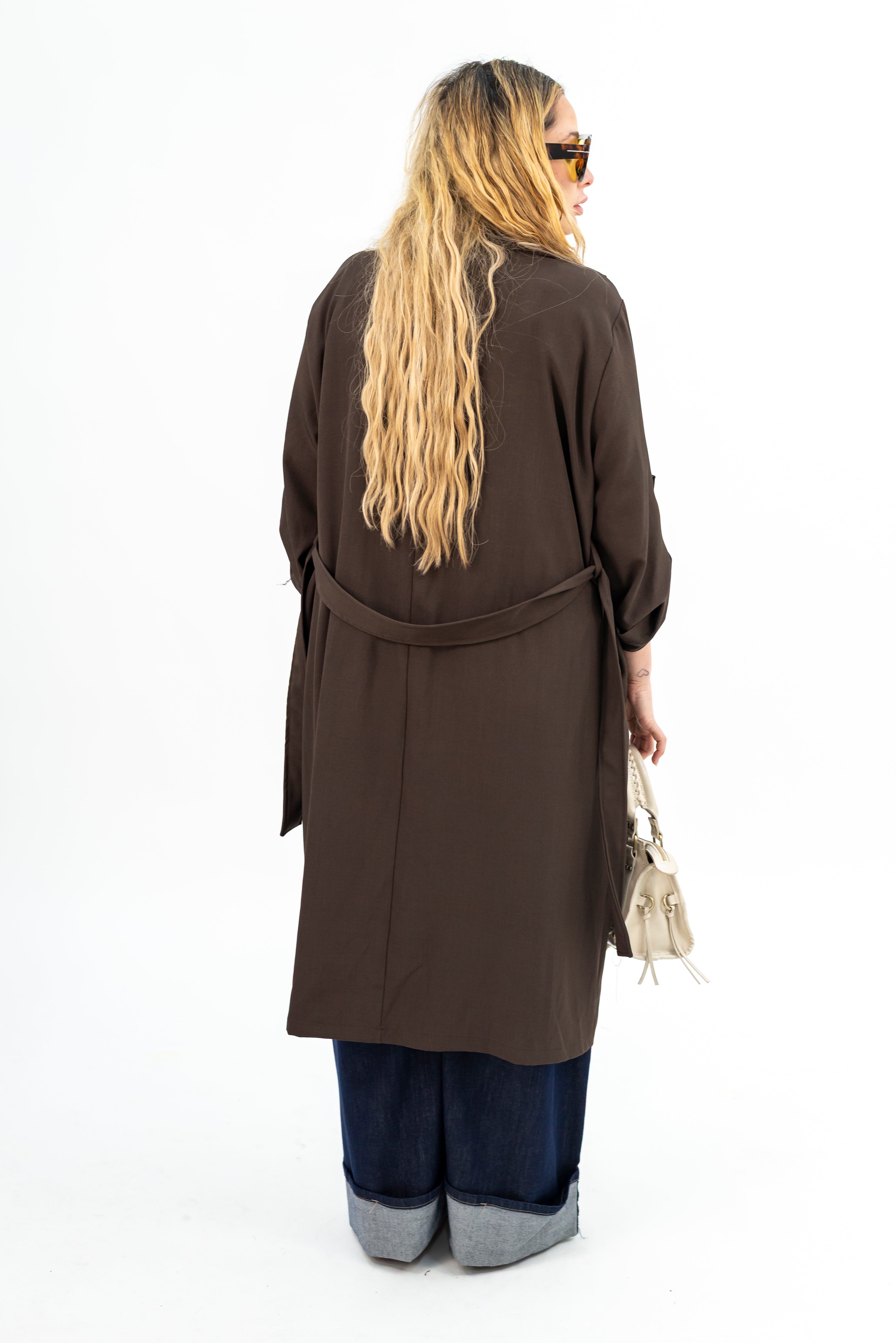 Trench Lungo Doppio Petto