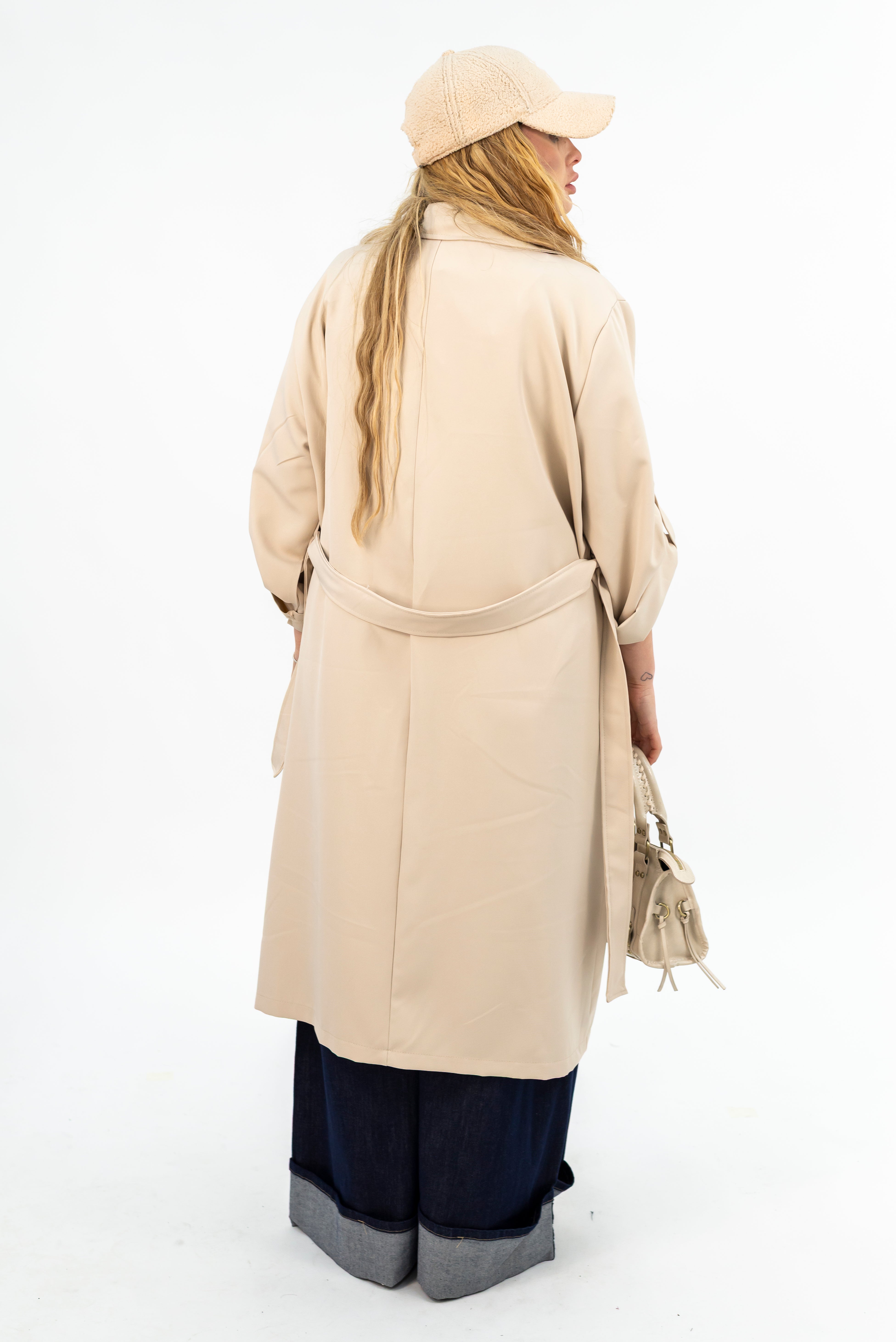 Trench Lungo Doppio Petto